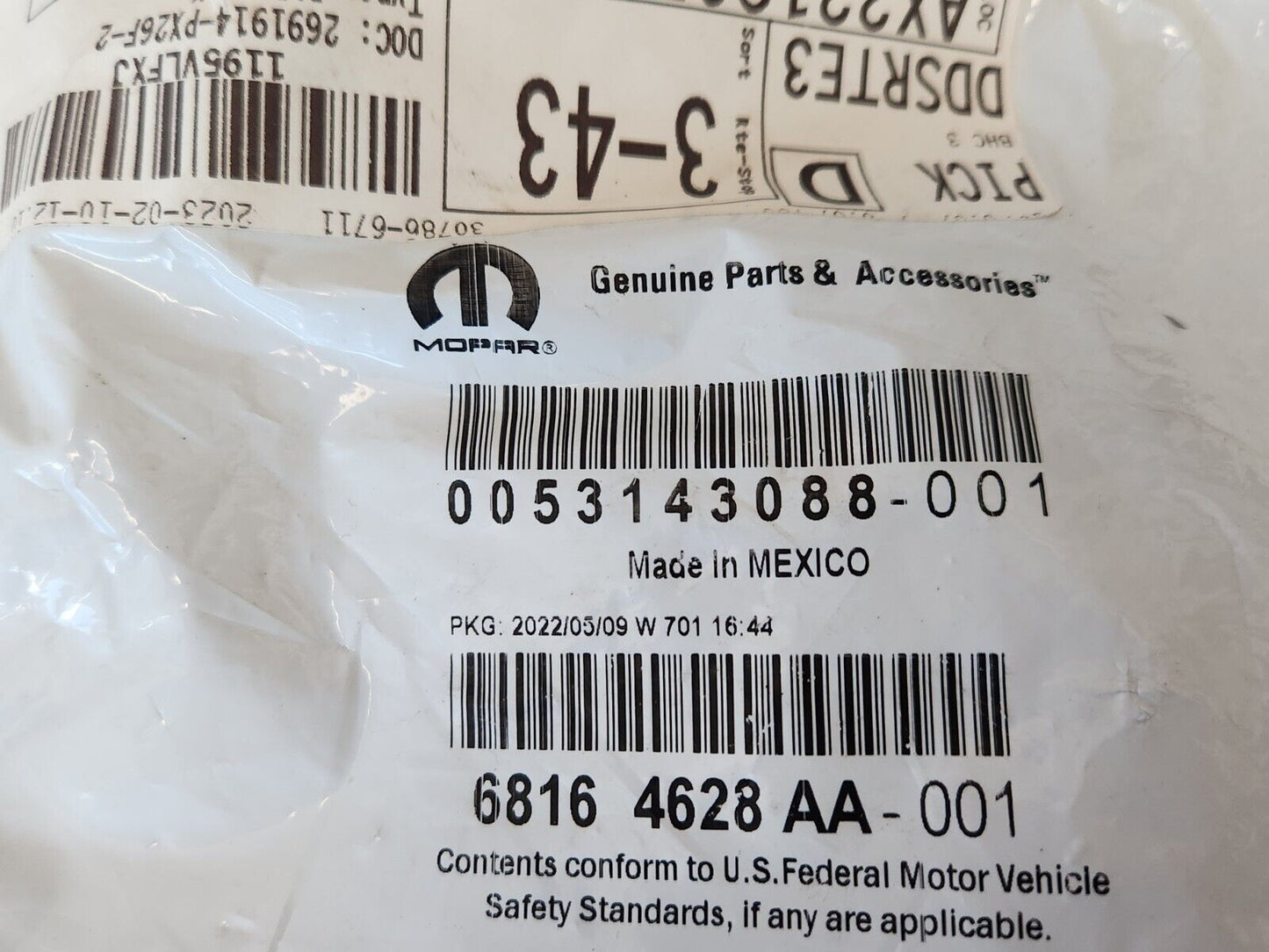 NEW OEM MOPAR 2013-2018 Dodge Ram 4.7 5.7 Under Hood POSITIVE Battery Post Cover