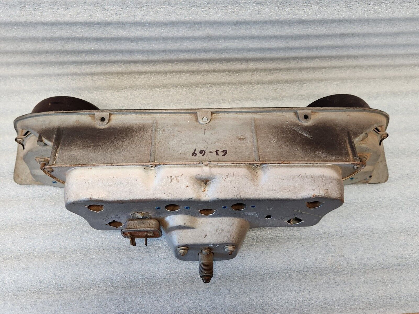 1963 1964 Ford Galaxie 500 speedometer and instrument cluster Dash Gauges Black