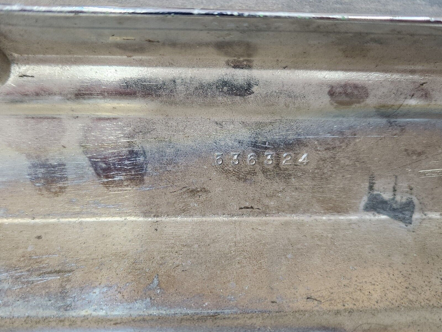 1960 PONTIAC BACK UP LAMP Delete Cover Bonneville Ventura ALL EXCEPT WAGON