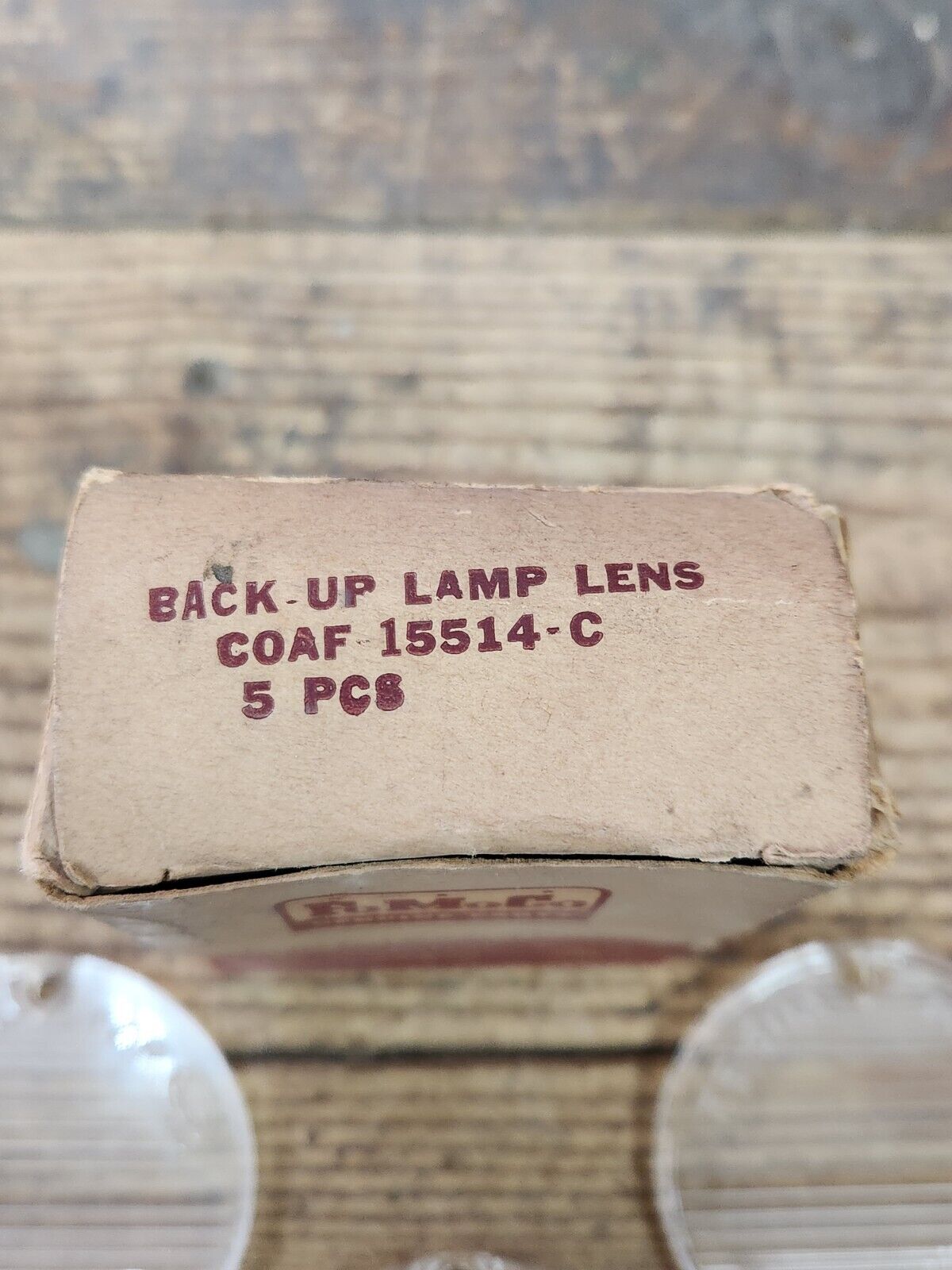 5 NOS 1960 Ford Fairlane Galaxie Backup Lamp Light Lens C0AF-15514-C Lot Of 5