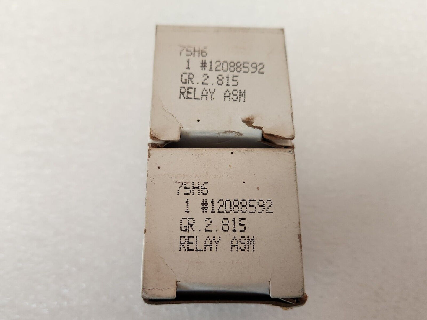 NEW NOS OEM PAIR Potter & Brumfield GM Chevy GMC relay VF28-11F14-Z01 12088592