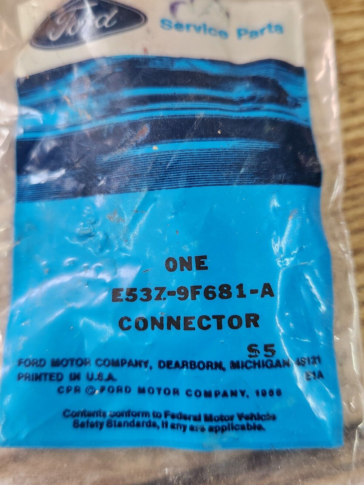 NOS 1985 - 1987 Ford Tempo 2.0L Diesel Quick Connect Fuel Injection Connector