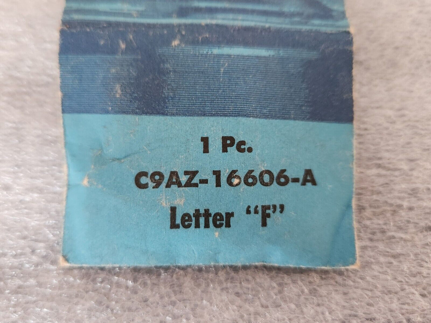 NOS OEM 1969 1970 FORD GALAXIE CUSTOM 500 LTD HOOD LETTER 'F' C9AZ-16606-A