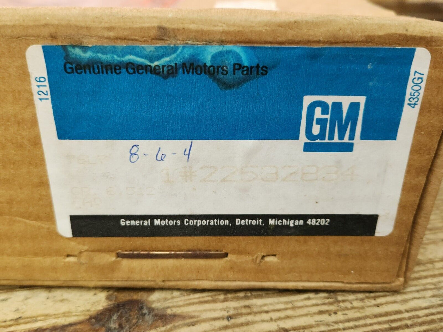 NOS NEW 1988-1990 Olds Delta 88 Steering Wheel Center Horn Pad Woodgrain Maroon