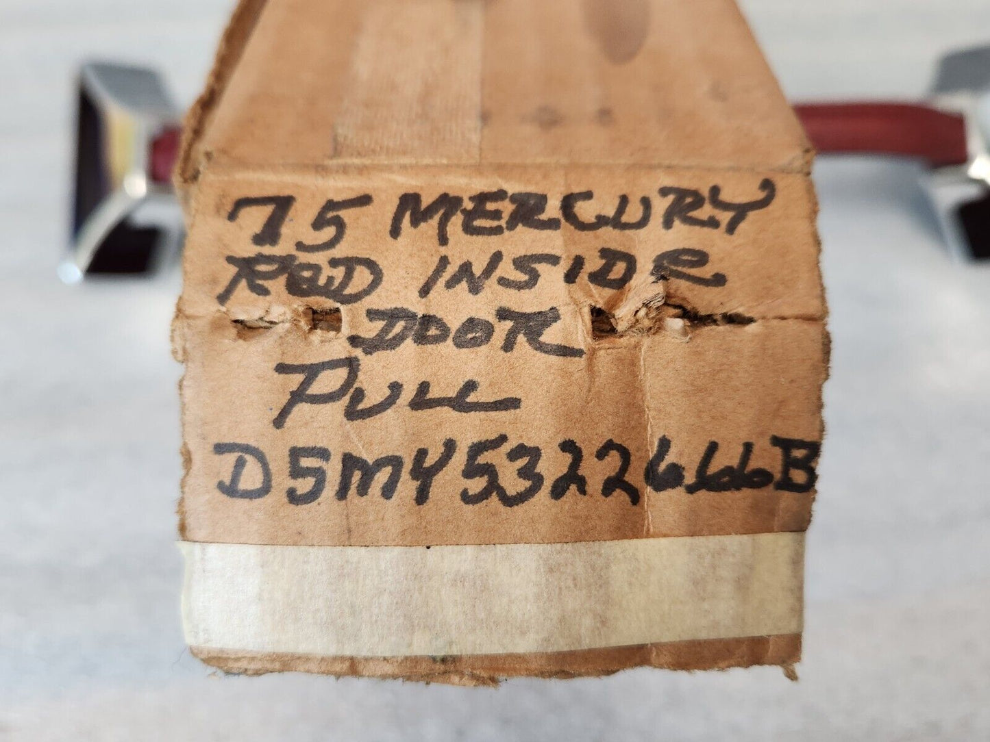 NOS 1975 1976 Mercury Grand Marquis Brougham DOOR PULL STRAP HANDLE Burgundy