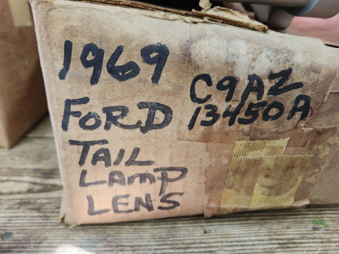 NOS OEM PAIR 1969 Ford Galaxie Tail Lamp Lenses LEFT & RIGHT SIDE C9AZ-13450-A