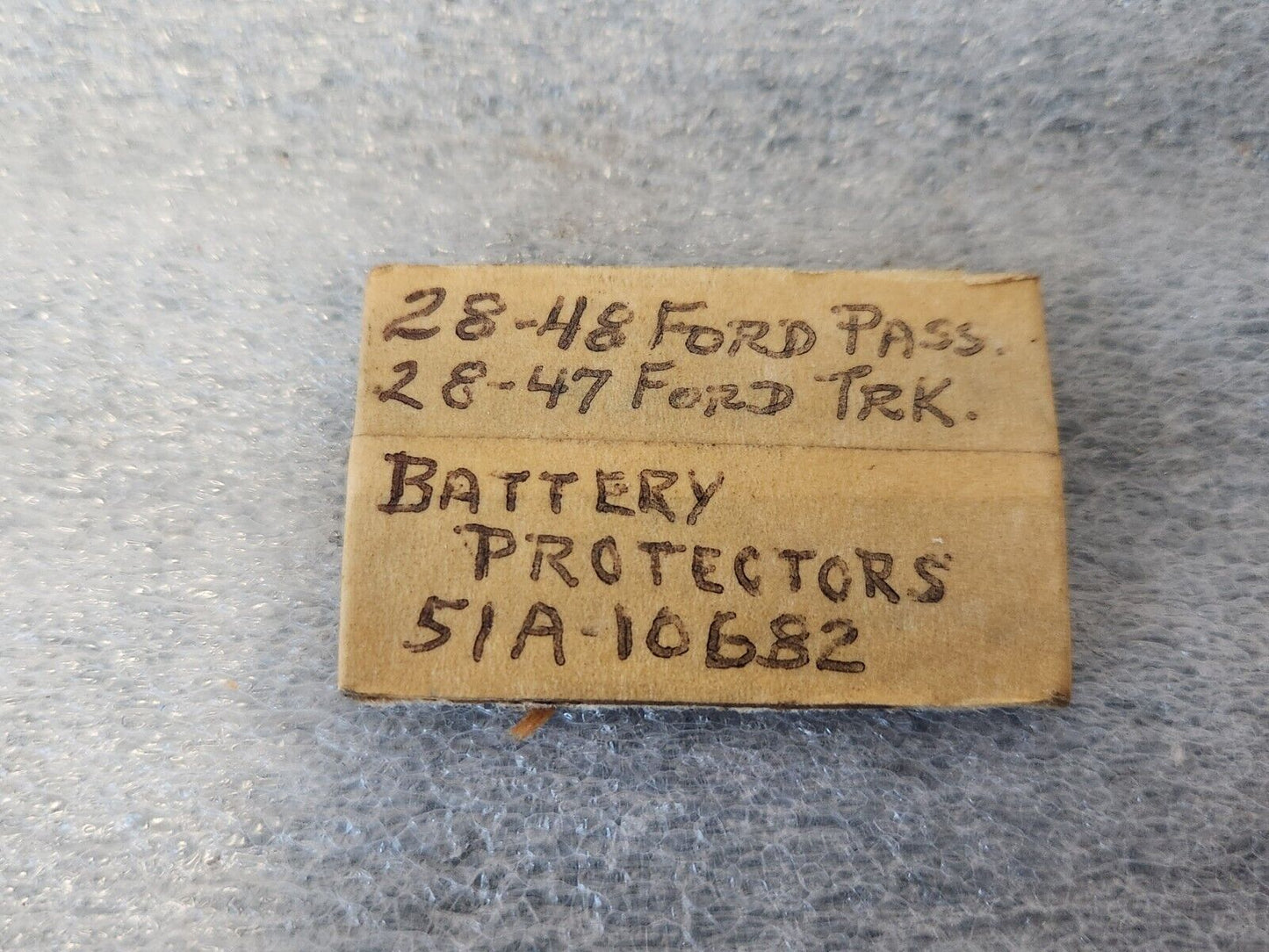 NOS OEM 1928-1948 Ford Mercury Car Truck Battery Protectors 51A-10682