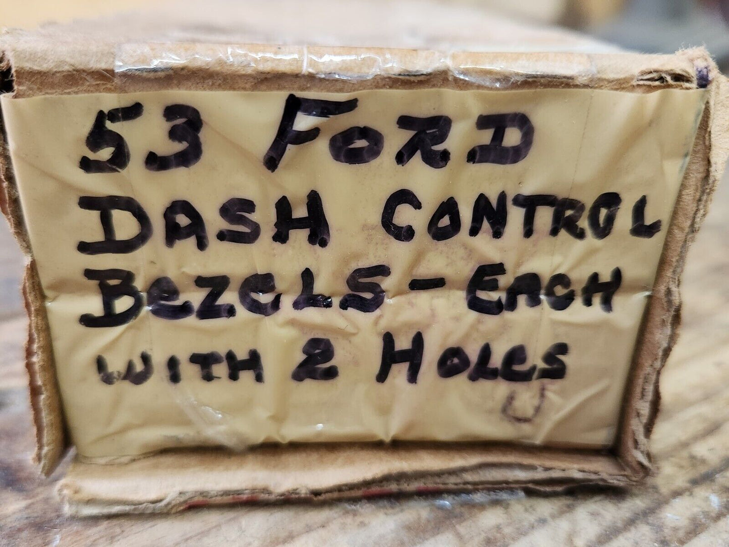 1953 Ford Crestline Customline Interior Dash Controls Bezel Finish Panel Plates