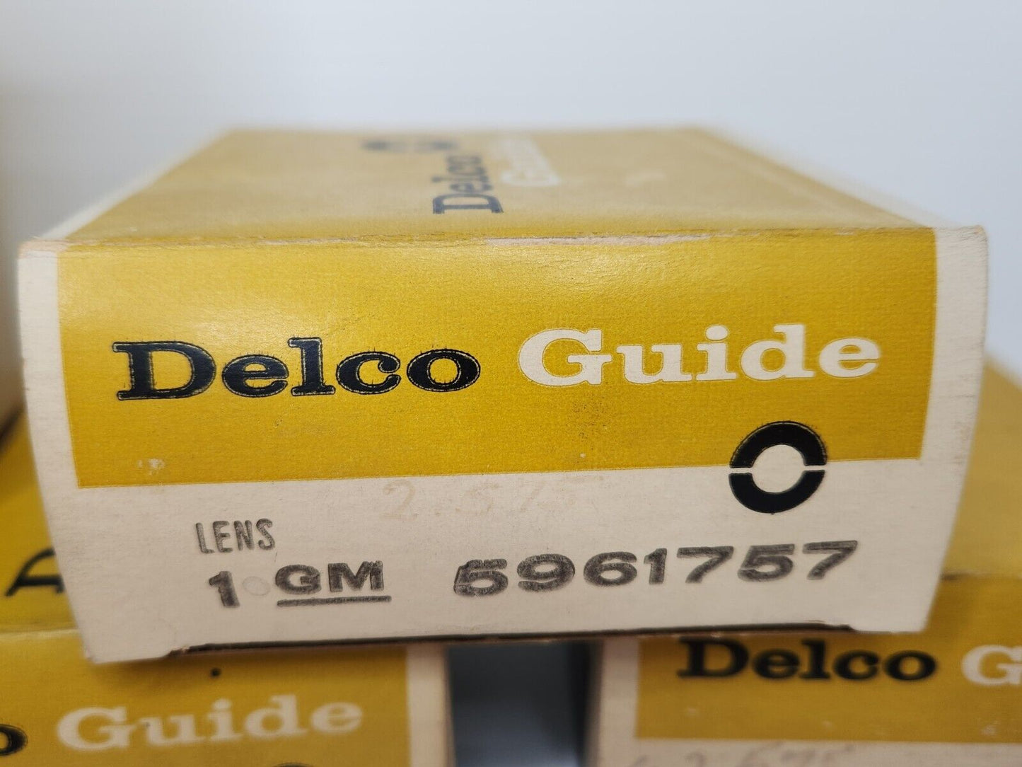 NOS OEM Delco Guide 1969 1970 Chevy Truck Roof Cab Marker Lens Set 5961757