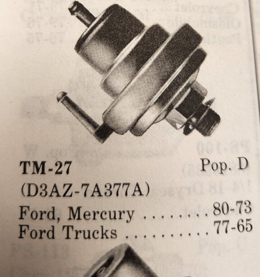 NORS 1973 FORD MUSTANG 351C FMX TRANS DIAPHRAGM COUGAR D3AZ-7A377A TRUCK 1965-77