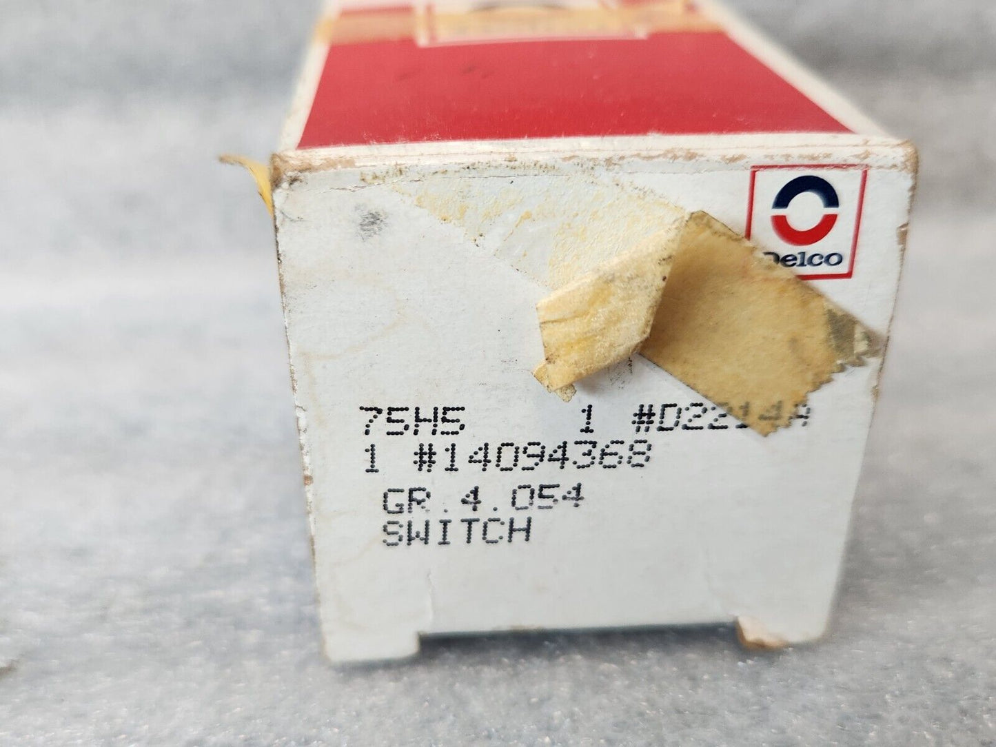 NEW Corvette Camaro Firebird 5 / 6 Speed Neutral Safety Clutch Switch 14094368