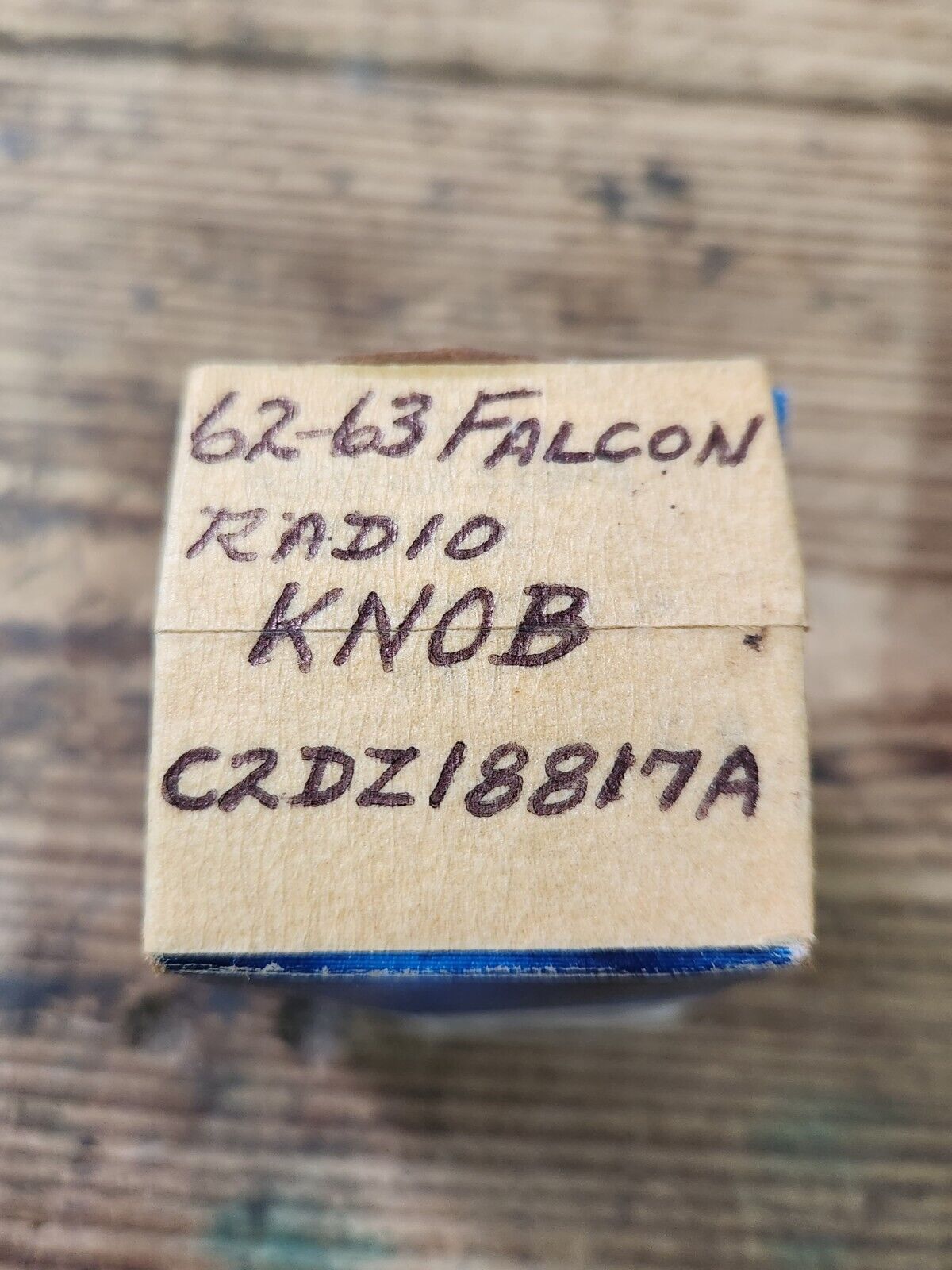 NOS OEM 1962 1963 Ford Falcon Ranchero Radio Tuning Knob C2DZ-18817-A