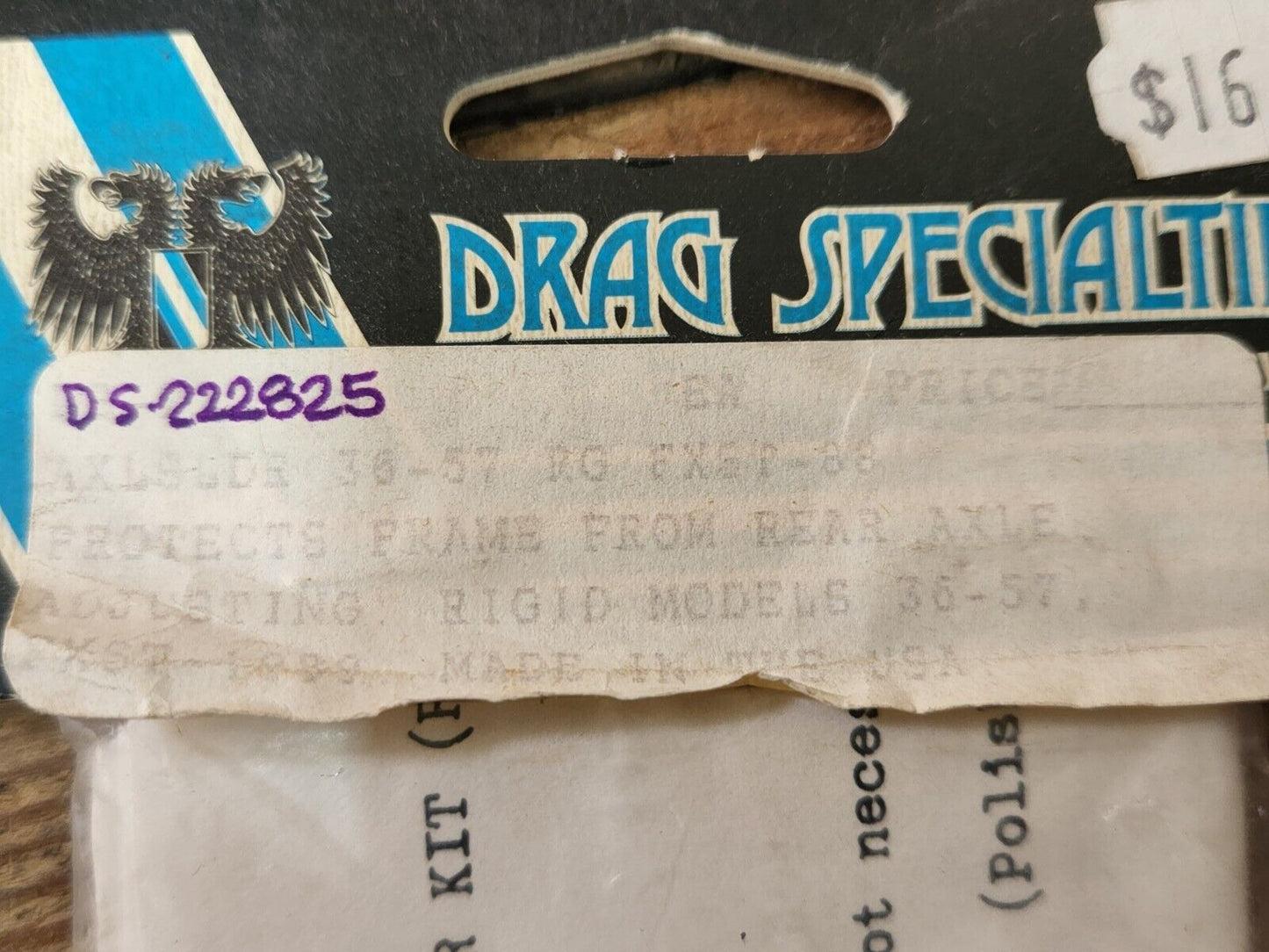 NEW Drag Specialties DS-222825 Protects Frame From Rear Axle Harley 1936-57