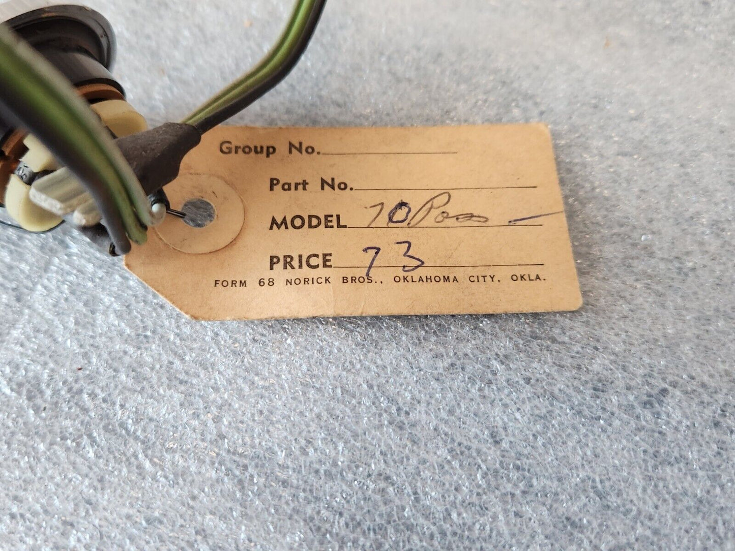 NOS 1973 74 75 Impala Caprice Radio Fader Control Dial Rear Speaker GM 7934061
