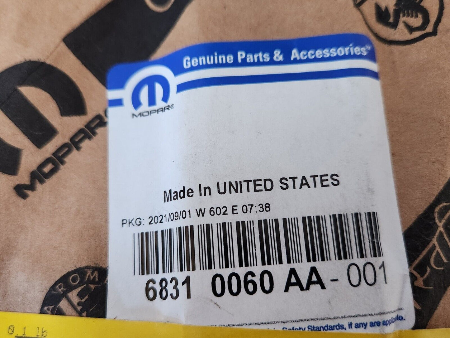 19-20 RAM LARAMIE LONGHORN EMBLEM NAMEPLATE BADGE LH OR RH DOOR MOPAR 68310060AA