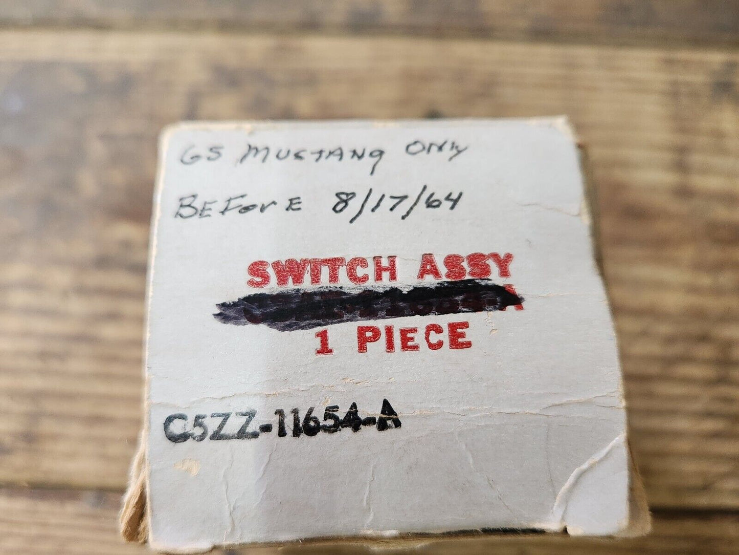NOS OEM 1964 1/2 Early 1965 Ford Mustang Shelby Headlight Switch C5ZZ-11654-A
