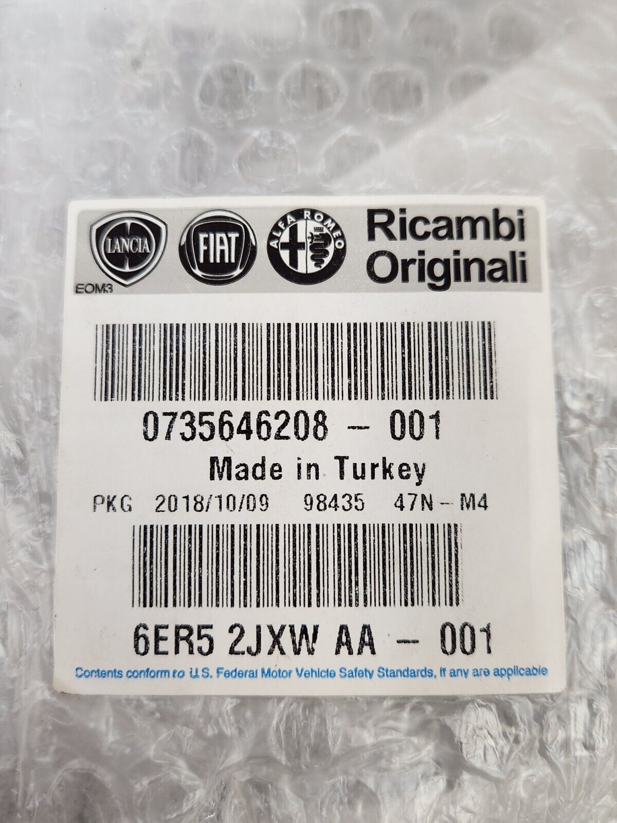 15-22 RAM PROMASTER CITY SIDE REAR VIEW MIRROR TRIM COVER CAP MOPAR 6ER52JXWAA