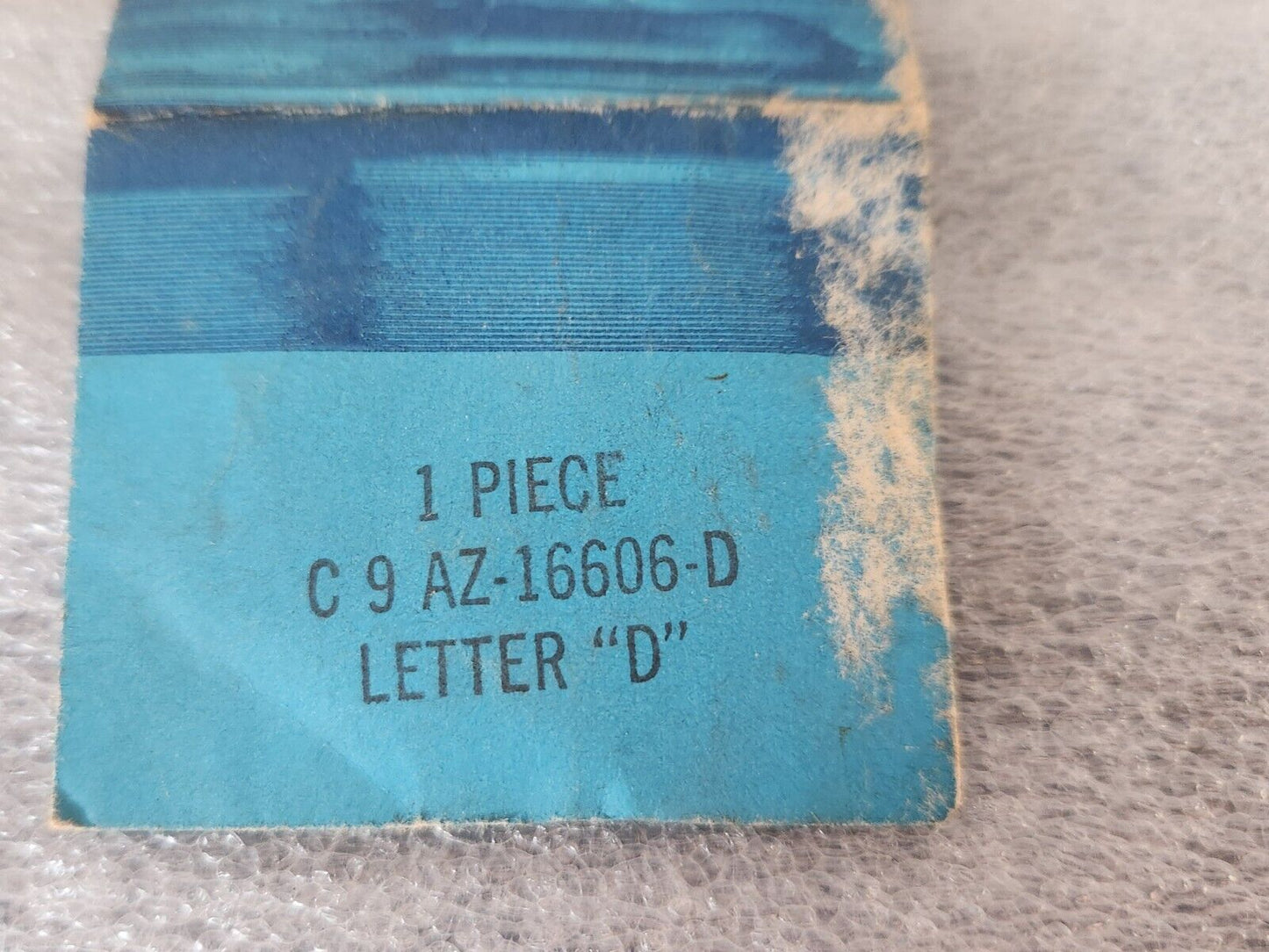NOS OEM 1969 1970 FORD GALAXIE CUSTOM 500 LTD HOOD LETTER 'D' C9AZ-16606-D