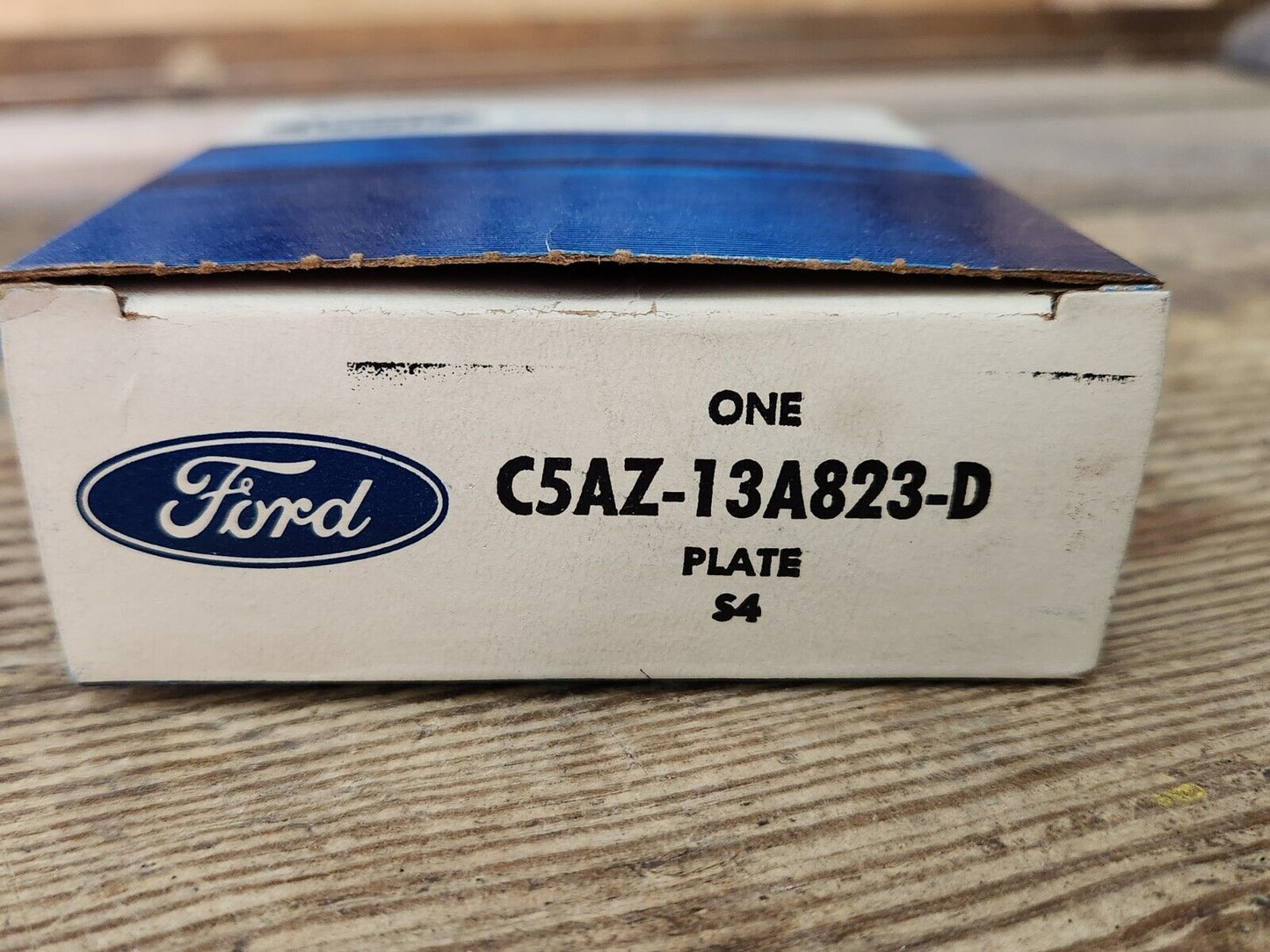 NOS OEM 1965-67 Ford Galaxie Custom Horn Ring Brush Plate C5AZ-13A823-D