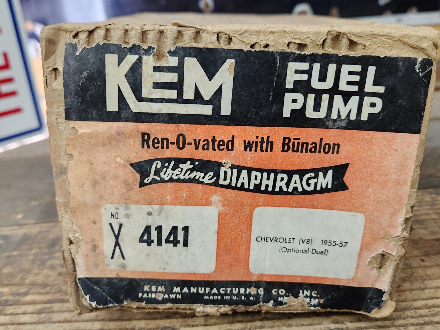 NORS VINTAGE 1955 1956 1957 CHEVY TRUCK V8 FUEL PUMP 4141 DUAL ACTION USA MADE