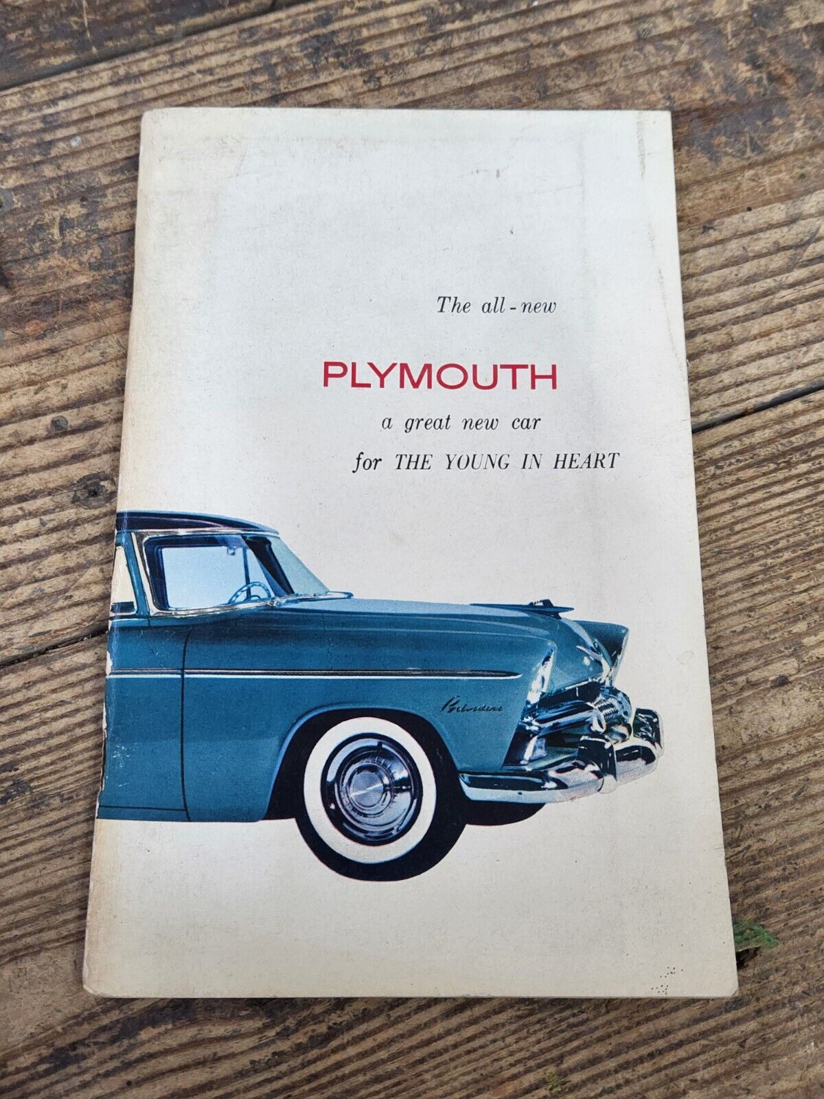 1954 PLYMOUTH OWNERS MANUAL FIRST EDITION P55101 GREAT CONDITION COMPLETE
