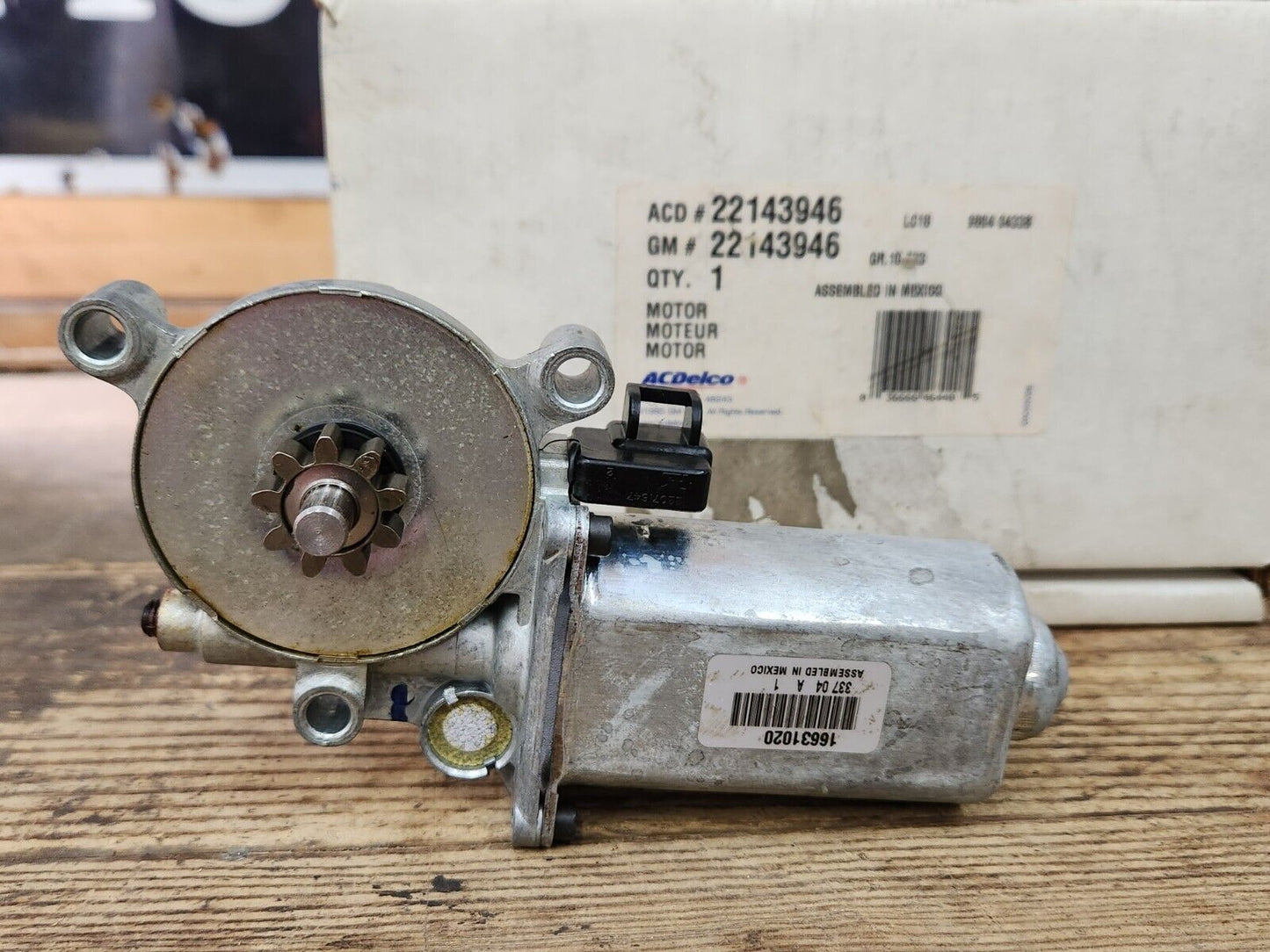 NEW ACDelco Power Window Lift Motor 22143946 Buick Cadillac Chevy Olds 1991-2005