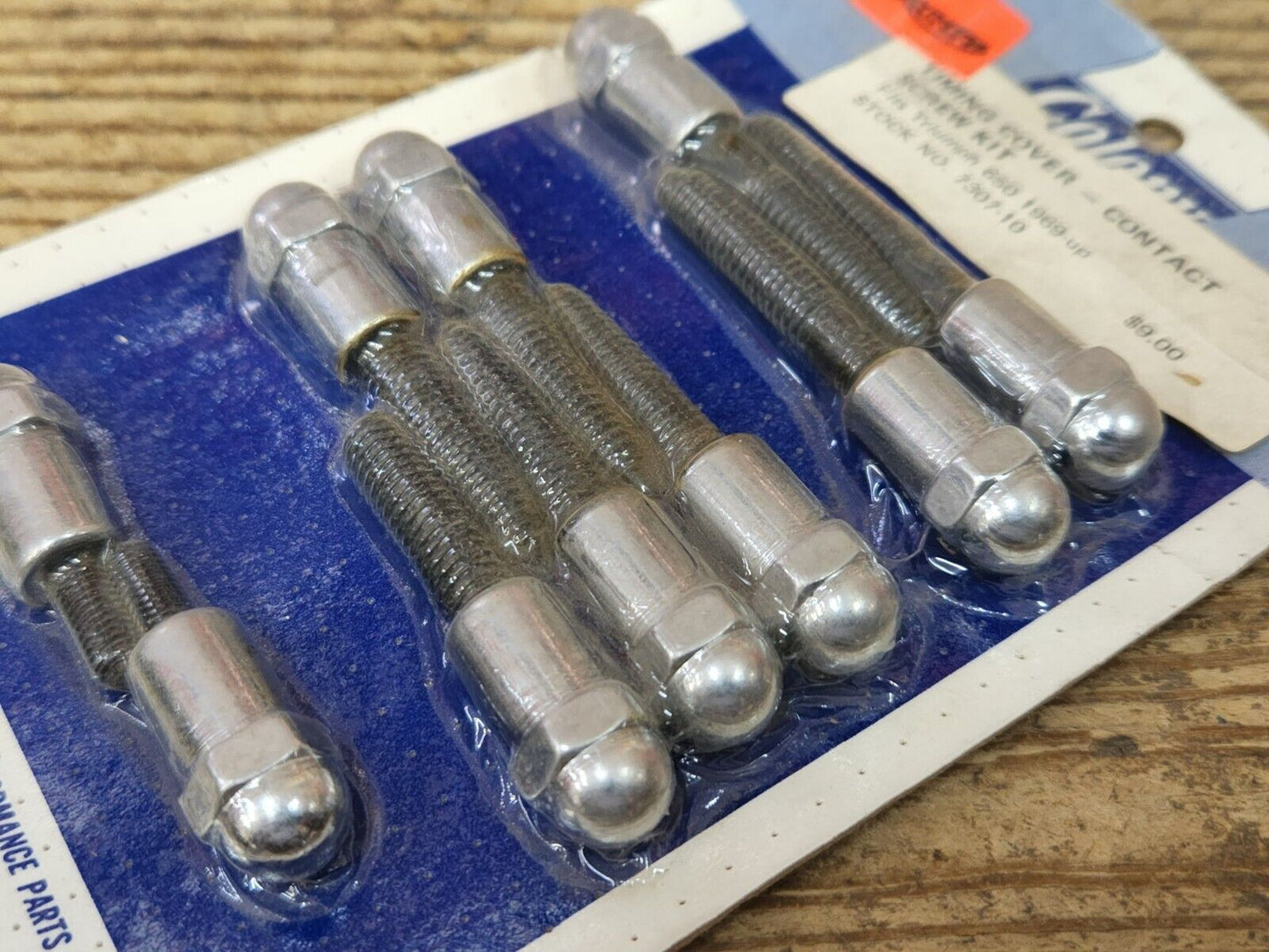 NEW 1969 & Up Triumph 650 Colony 7307-10 Timing Cover - Contact Acorn Screw Kit
