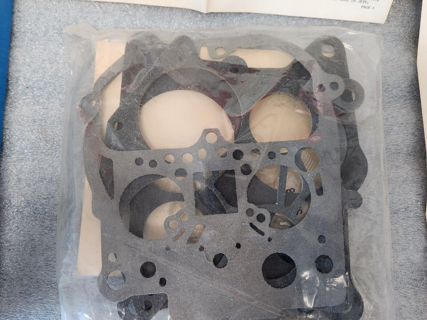 NEW 1968-1971 Pontiac Carter 4 barrel V8 4MV Carburetor Rebuild Kit USA MADE