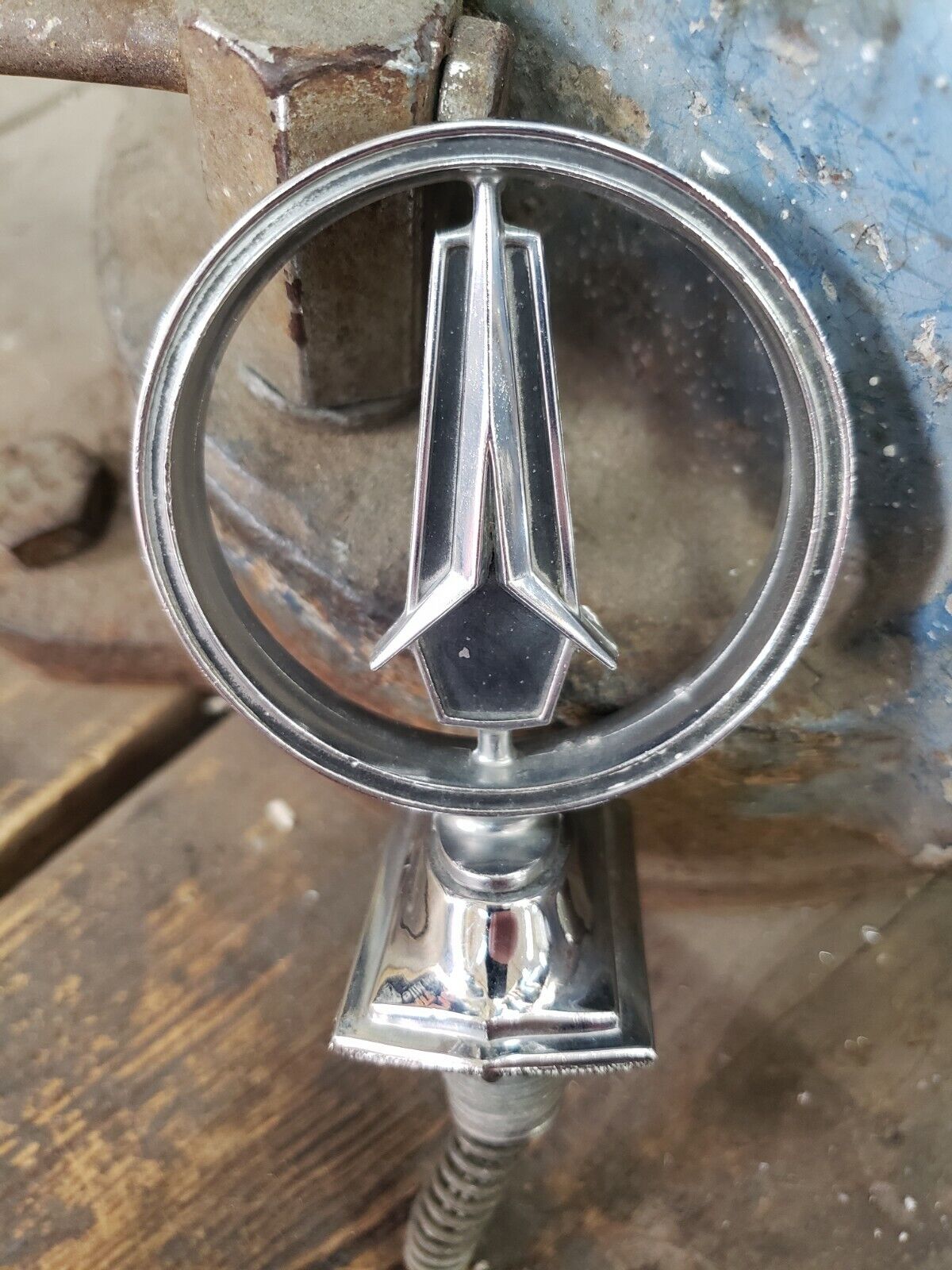 1975 1976 Plymouth Fury Hood Ornament Mopar Fury OEM Header Panel Ornament NICE!