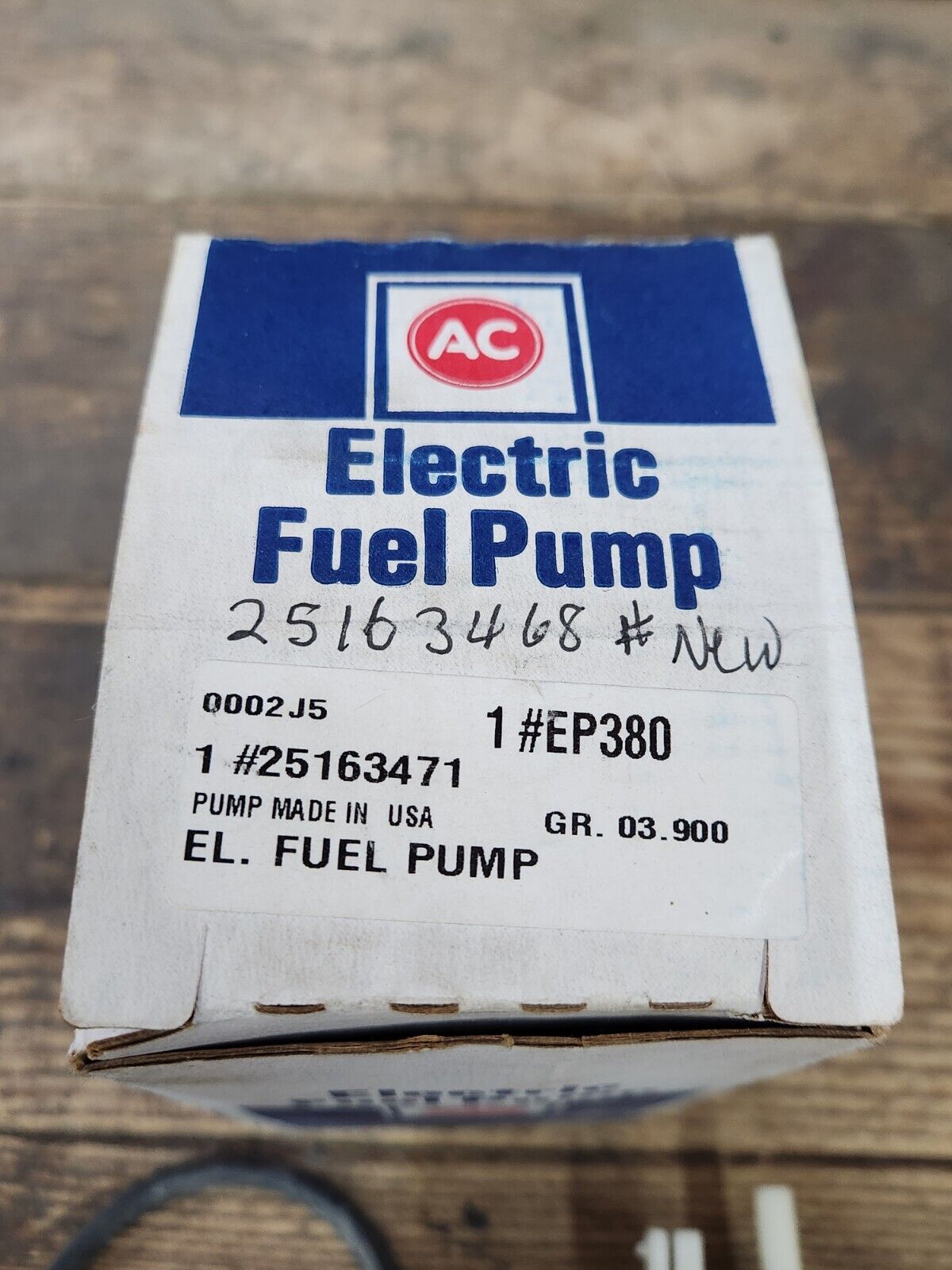 NEW 1991 1992 BUICK PARK AVENUE  OEM ACDelco Fuel Pump - Premium OEM Quality