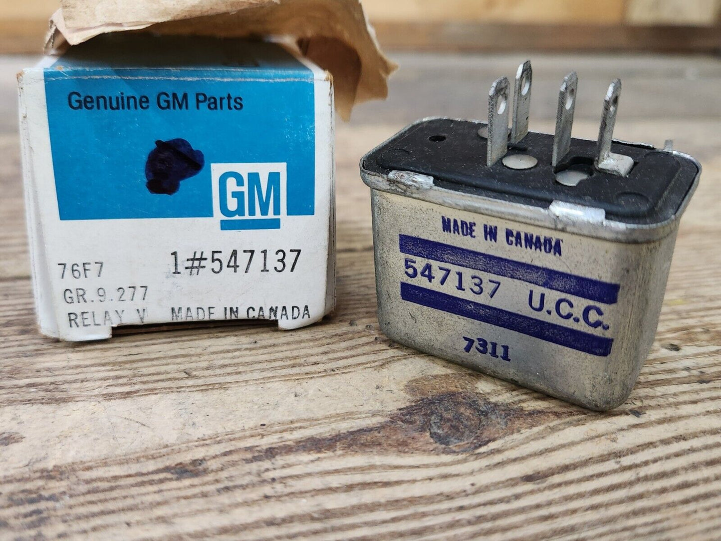 NOS OEM GM 1978 1979 Chevy Monza Vega Pontiac Astre AC RELAY 547137