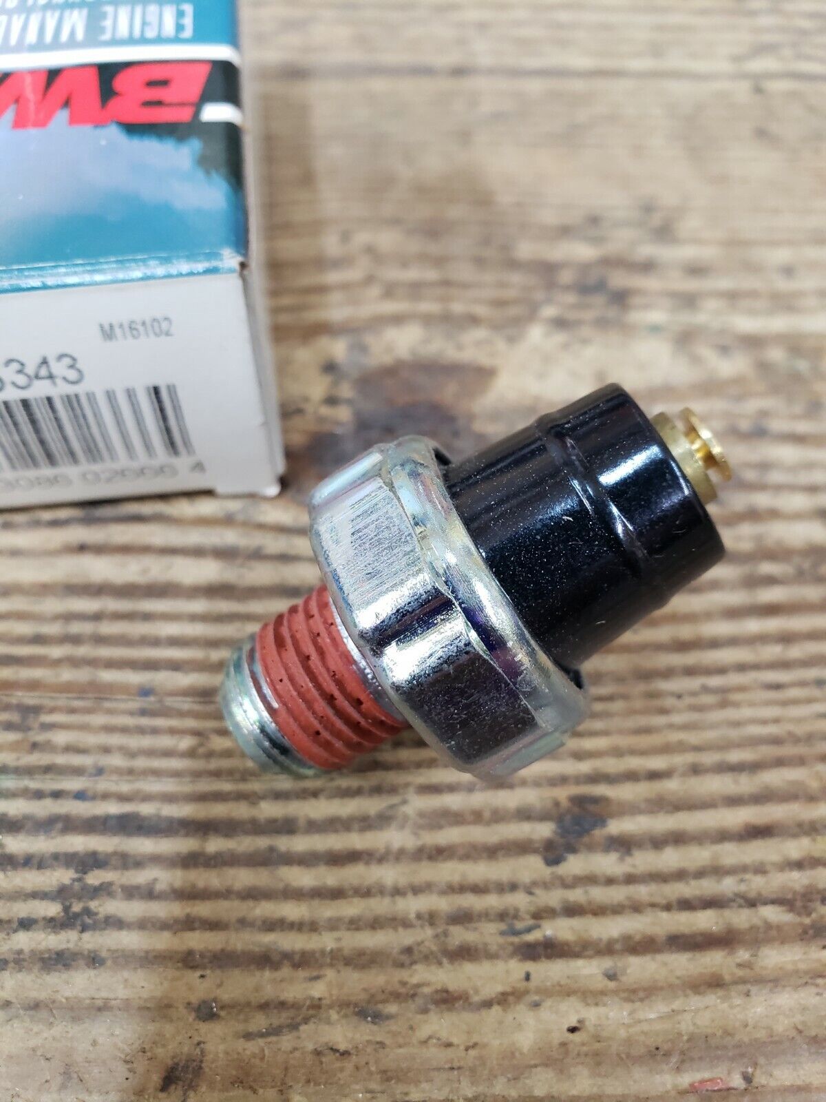 NEW Engine Oil Pressure Light Switch BORG S354 Fits Various Vehicles 1954-86