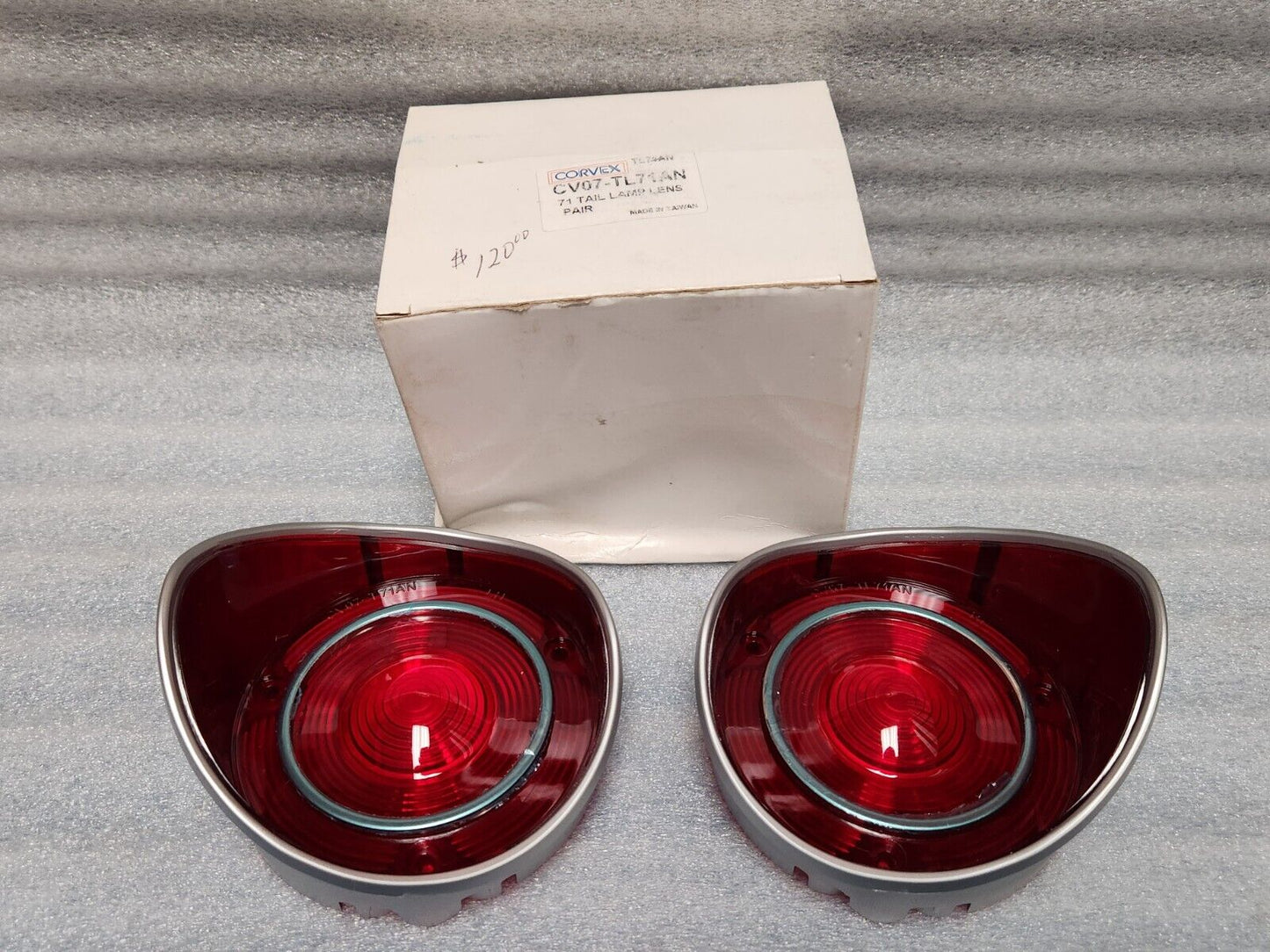 1971 Chevy Chevelle Malibu SS Rear Tail Lamp Light Lens Lenses Set Right Left