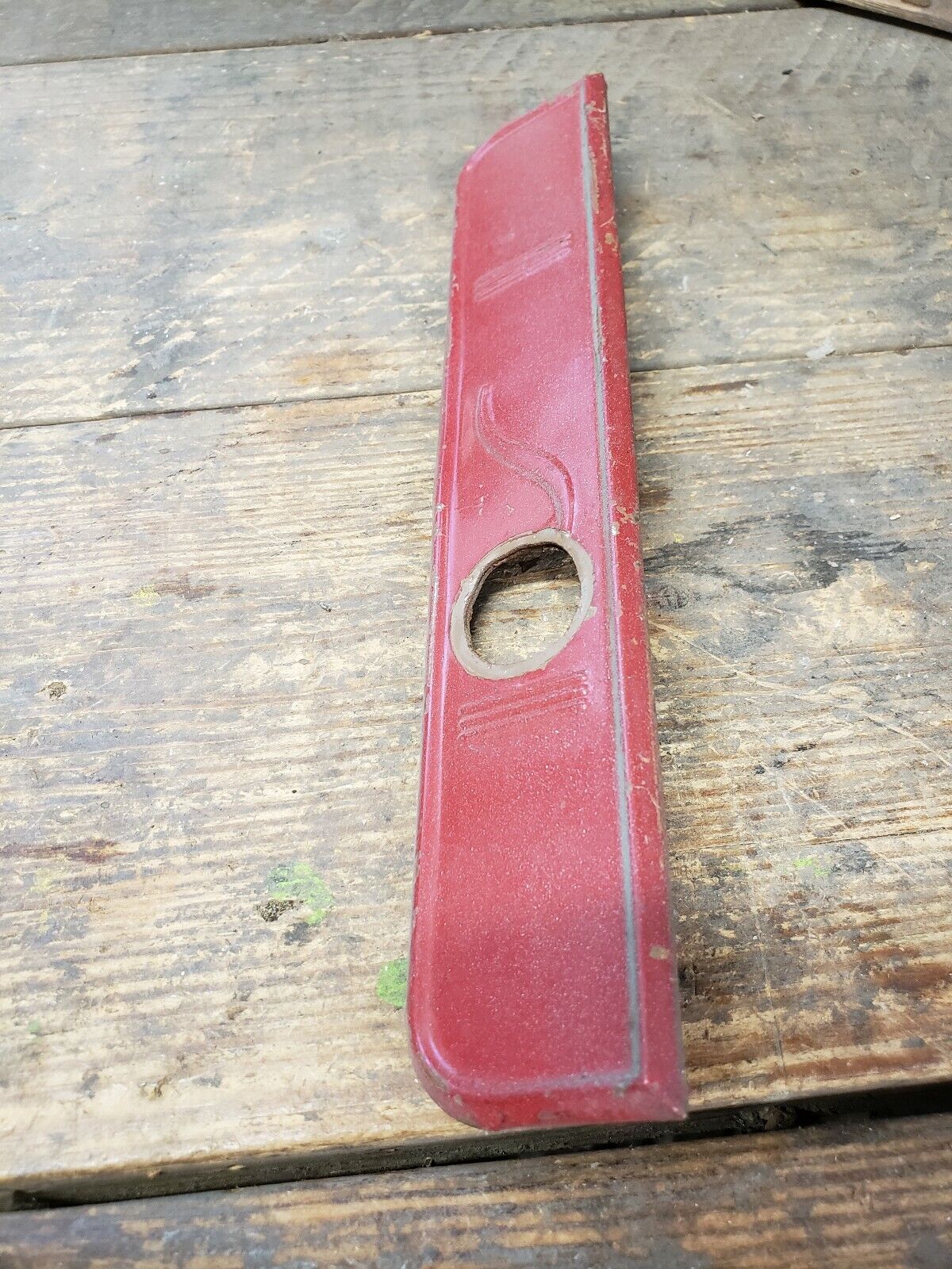 1941 STUDEBAKER M Series Truck Car Dash Radio Delete Plate Cover Trim Original