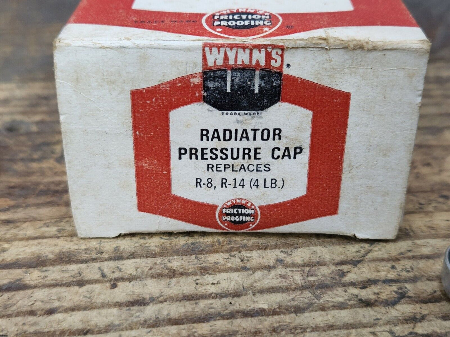 NOS Wynns Radiator Pressure Cap R-8 R-14 4lb 48-53 Chevy Pontiac 53-55 Corvette