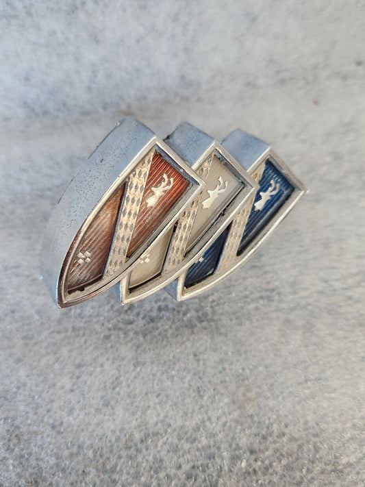 1964 64 Buick Skylark Tail Panel molding Emblem OEM GM