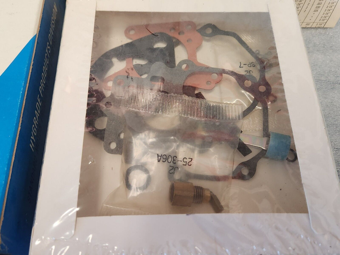 NEW Carburetor Rebuild Kit Carter BBS 1-Barrel 1960-69 Plymouth Dodge Car Truck