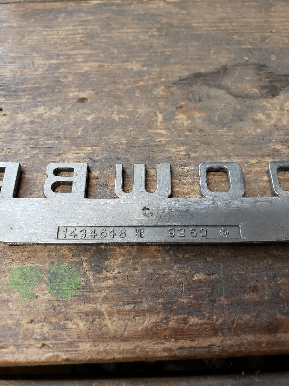 1949-1952 Dodge Meadowbrook Fender Script Emblem Badge #1434648 OEM MoPaR