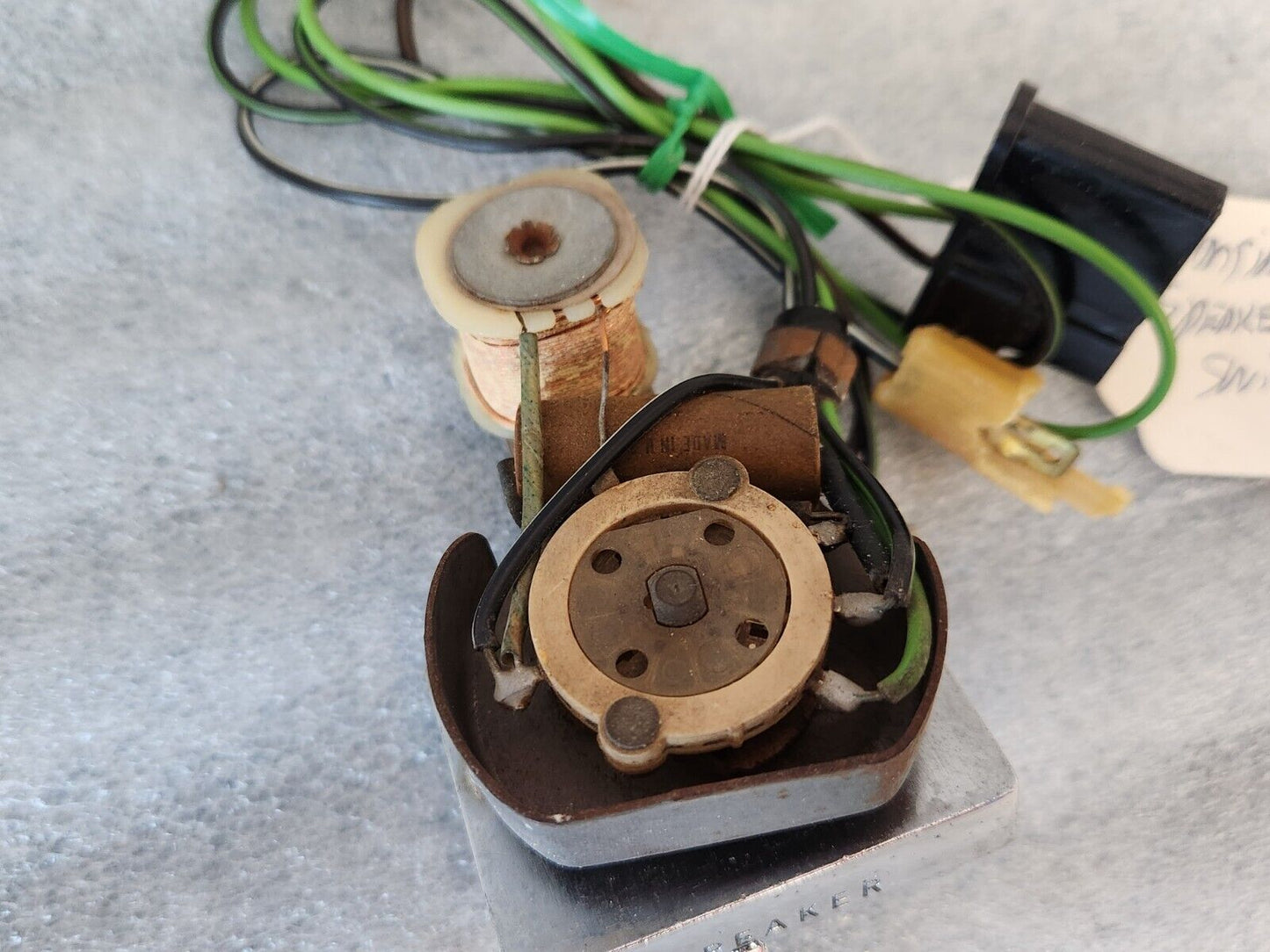 Genuine GM 1963-1967 Pontiac GTO LeMans Rear Speaker Fader Switch & Chrome Bezel
