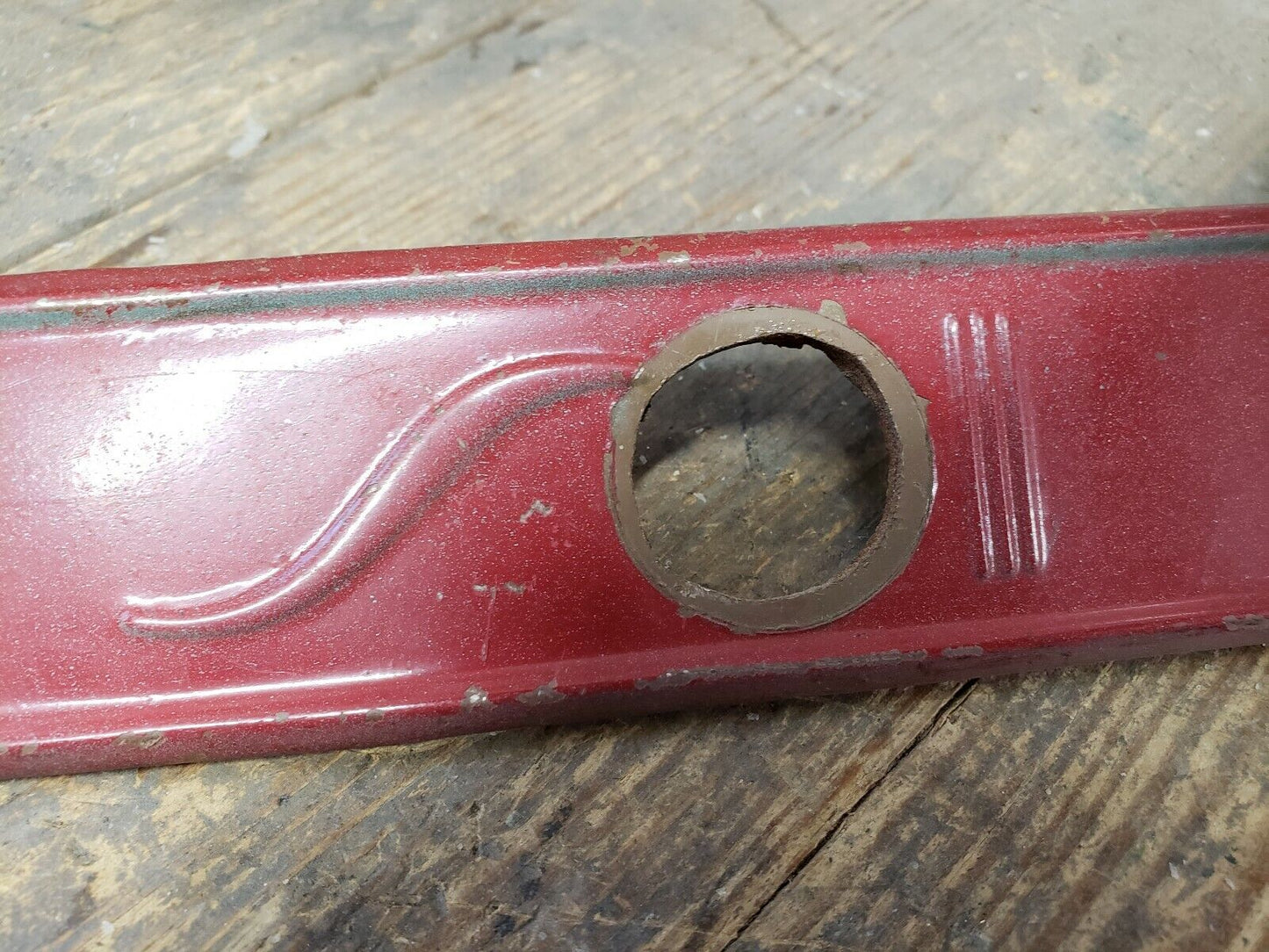 1941 STUDEBAKER M Series Truck Car Dash Radio Delete Plate Cover Trim Original