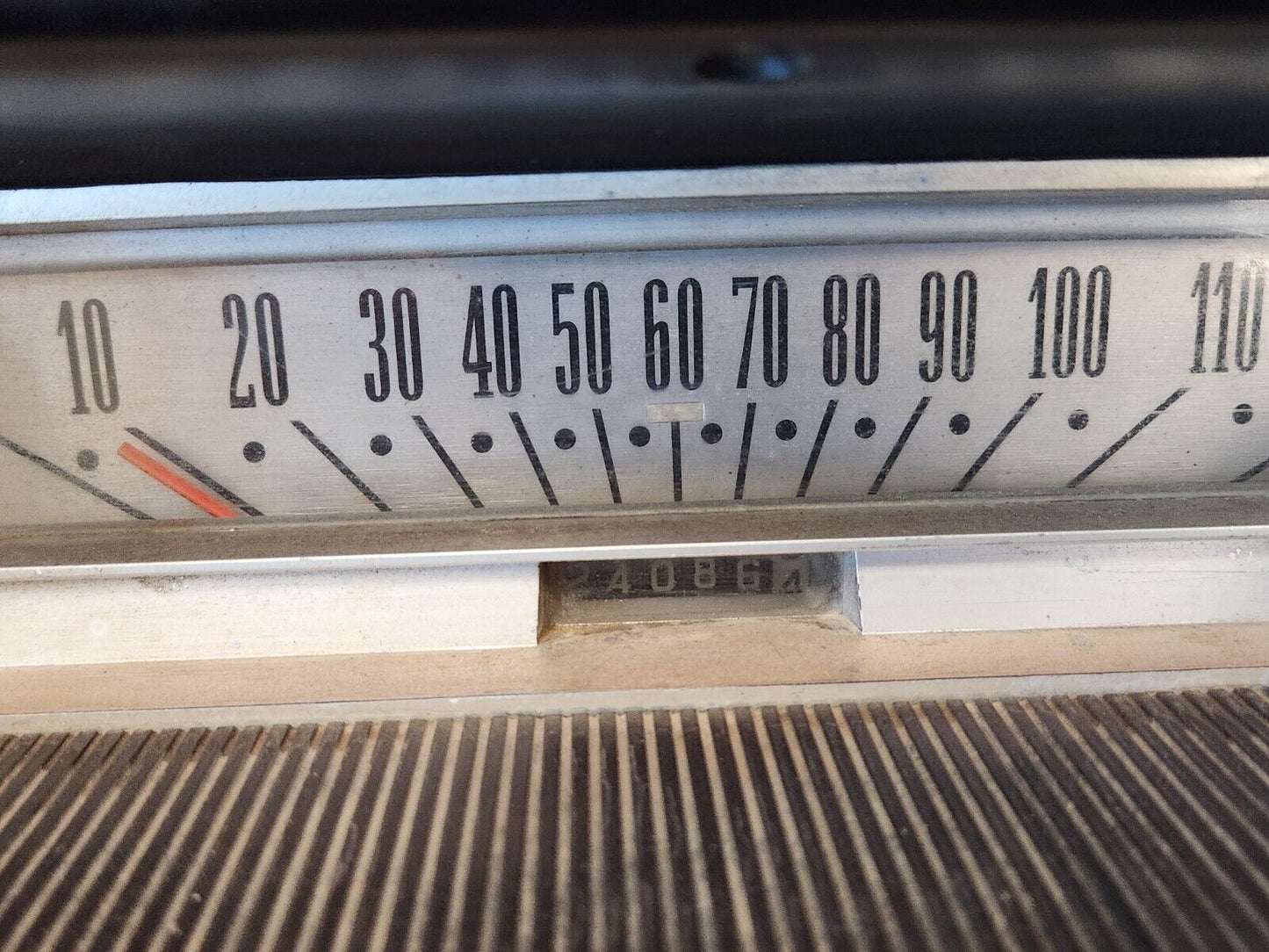 1963 1964 Ford Galaxie 500 speedometer and instrument cluster Dash Gauges Black