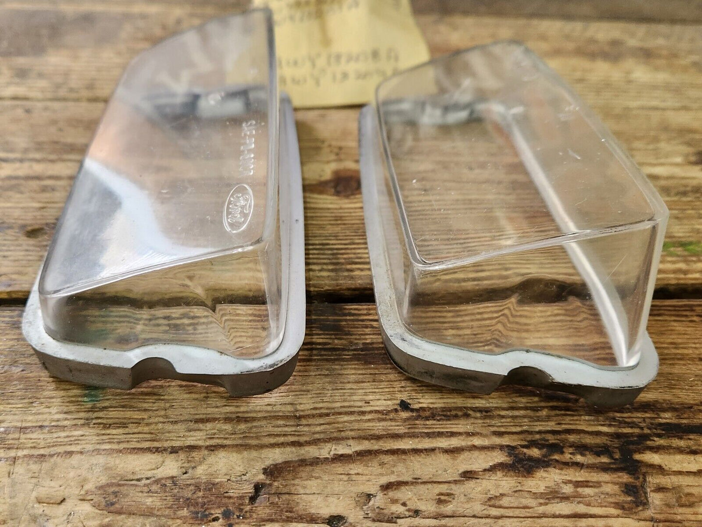 OEM Ford 69 70 Shelby Cougar 70 Mach l  71 72 Maverick Parking Light Lens Pair