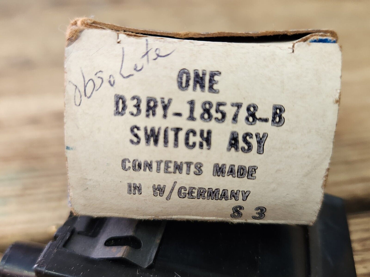 NOS OEM 1973 MERCURY CAPRI HEATER DEFROST SWITCH D3RY-18578-B