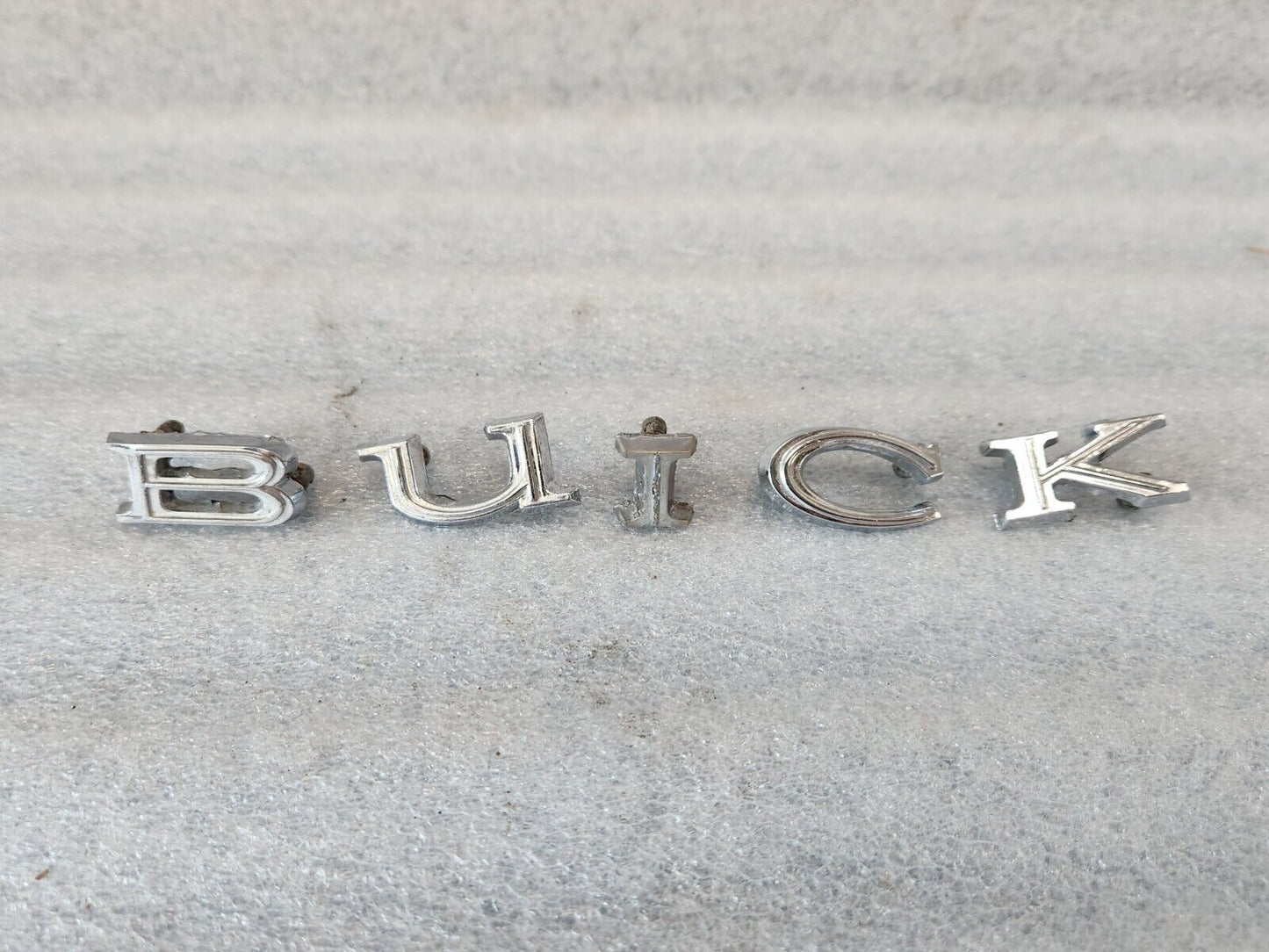 1971 Buick LeSabre Custom Special Hardtop OEM Trunk Deck Lid Letter Emblems