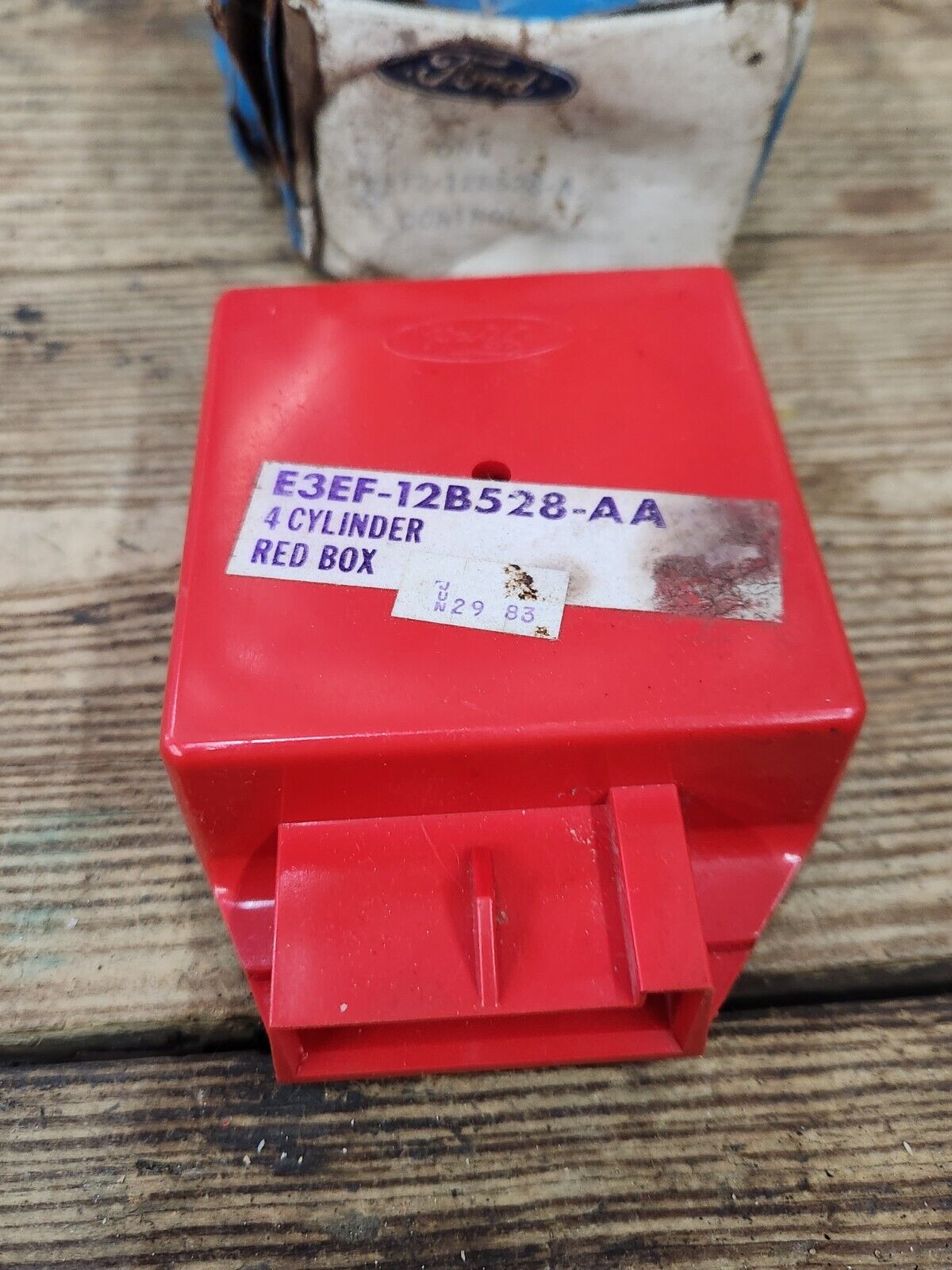 NEW NOS Ford  1983 1984 Escort Lynx 1.6L Fuel Shut Off Control OEM E3FZ-12B528-A