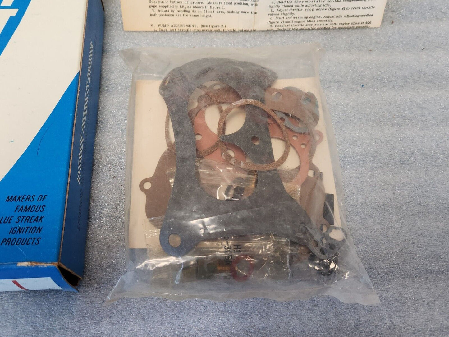 NEW Carter ABD 2 Barrel  ALL V8 Carburetor Rebuild Kit 1962-1967 Ford Mercury