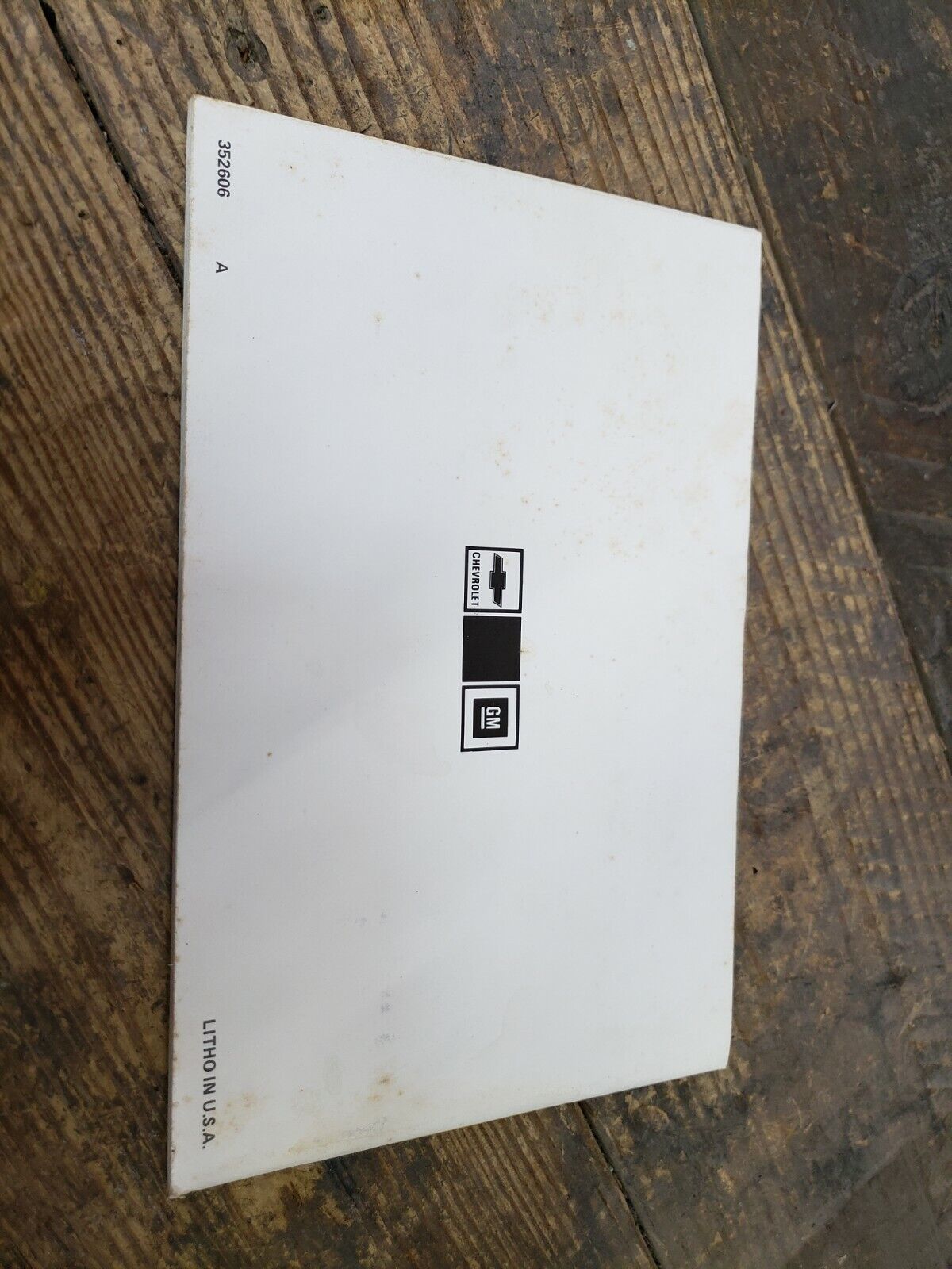 NOS 1975 NOVA OWNER'S MANUAL PT 352606 A FIRST EDITION  CHEVY CHEVROLET OWNERS
