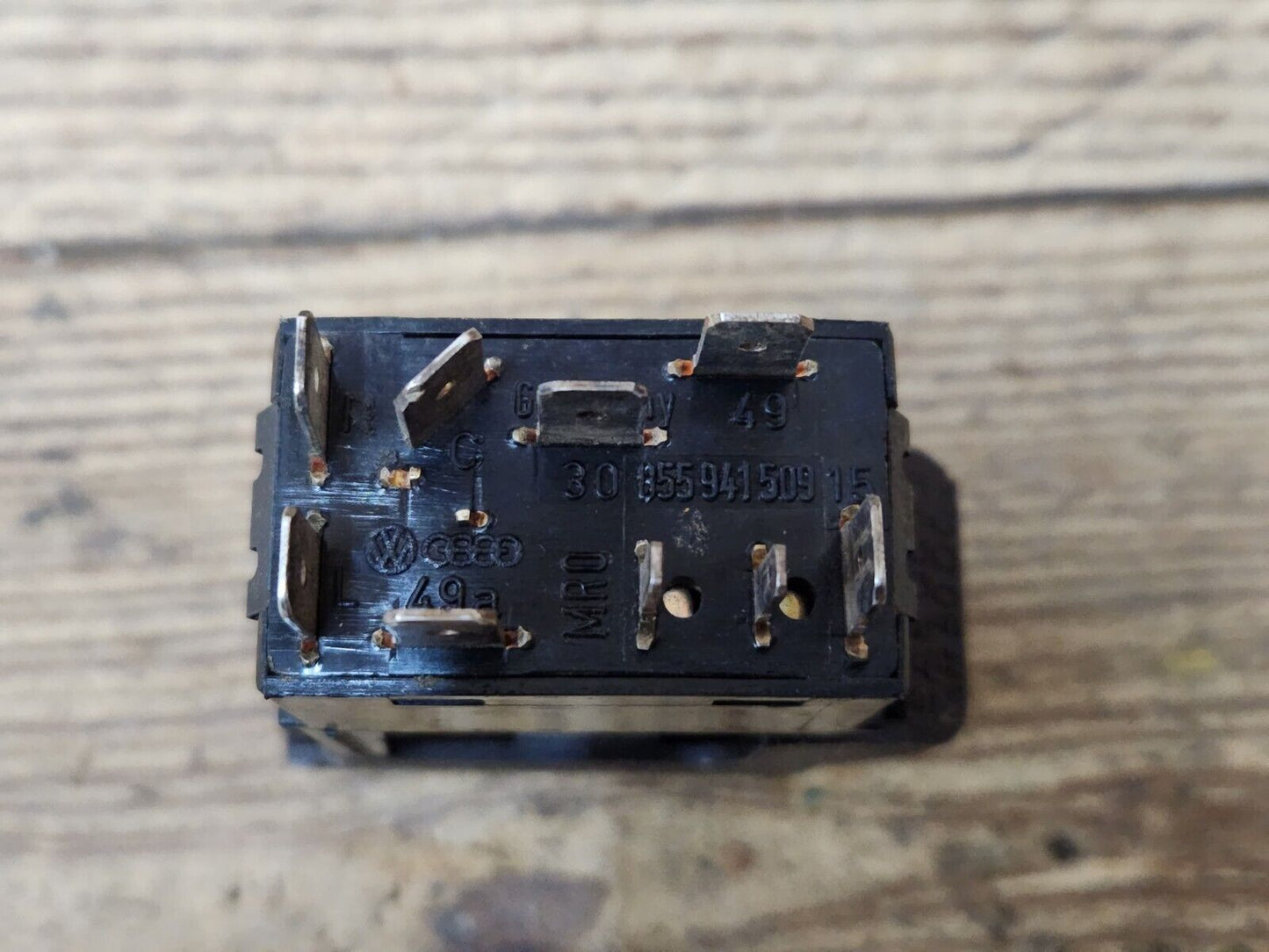 Hazard Flashers Dash Switch 1985 Audi Coupe GT Genuine 855 941 509 FREE SHIPPING