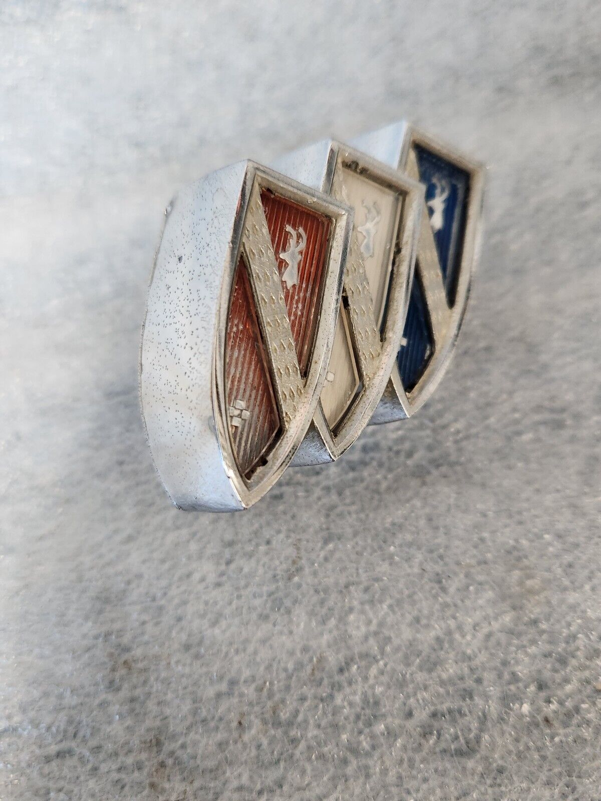 1964 64 Buick Skylark Tail Panel molding Emblem OEM GM