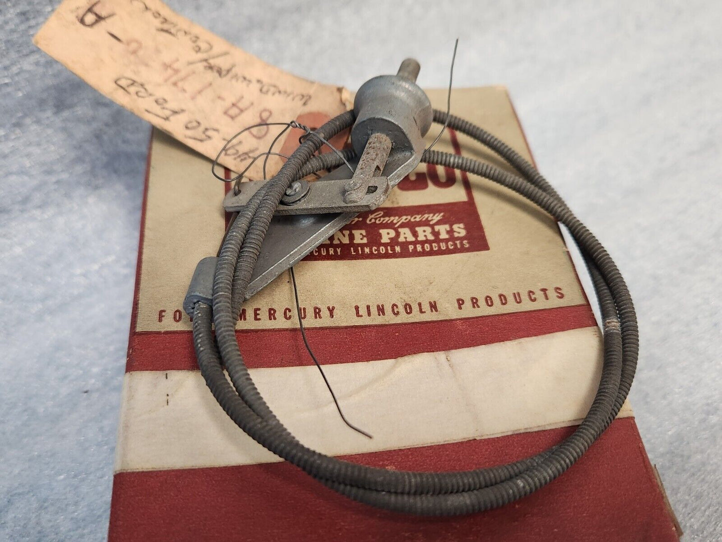 NOS 1949 1950 Ford car windshield wiper motor control cable Assy. 8A-17470-A